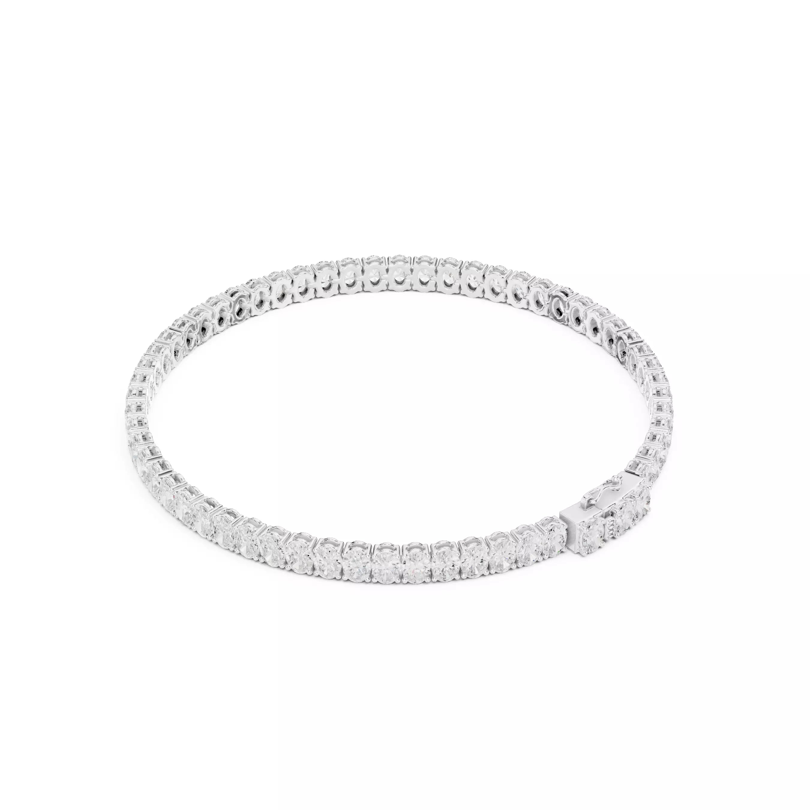 Classic Oval Diamond Tennis Bracelet – 6.00ct