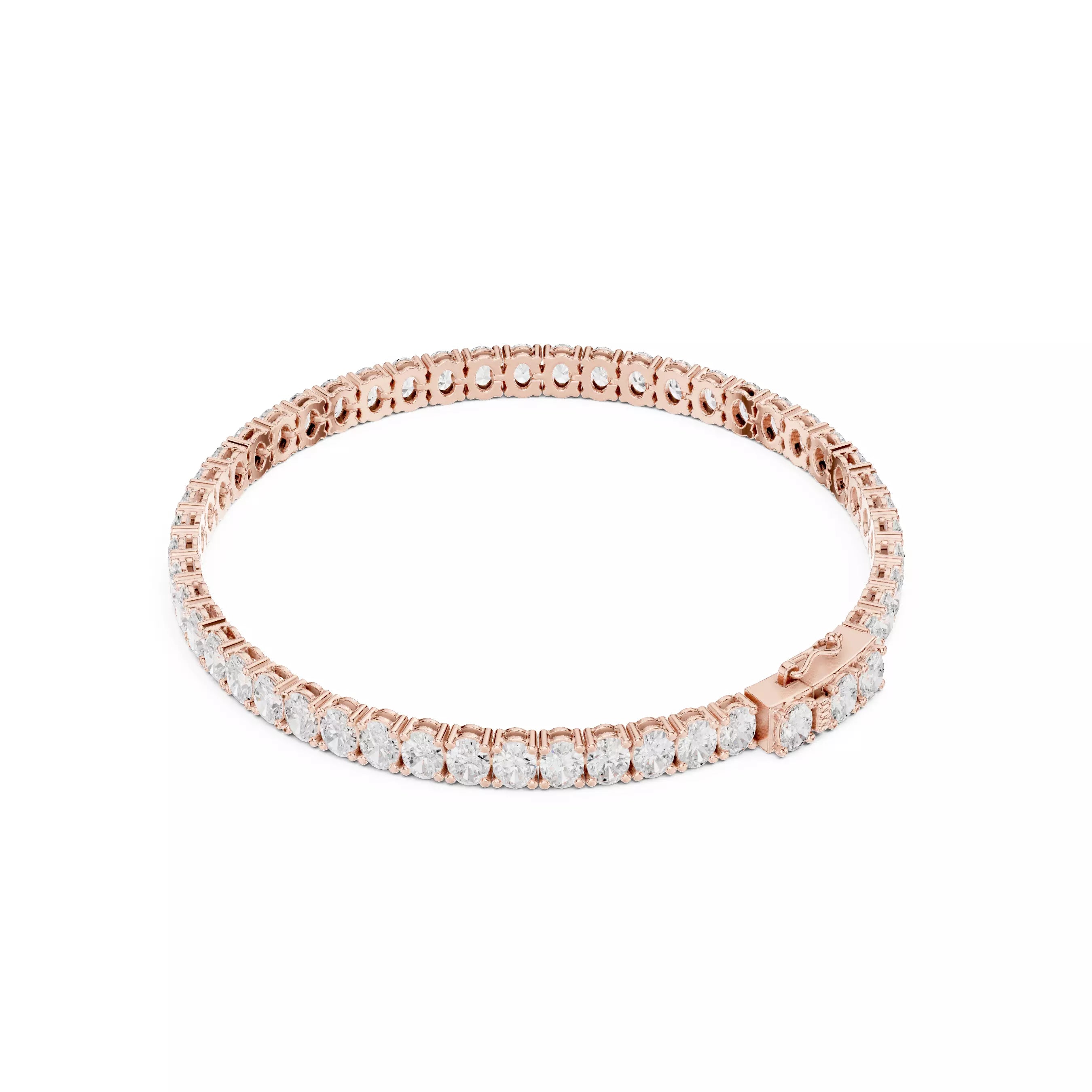 Classic Oval Diamond Tennis Bracelet – 8.00ct