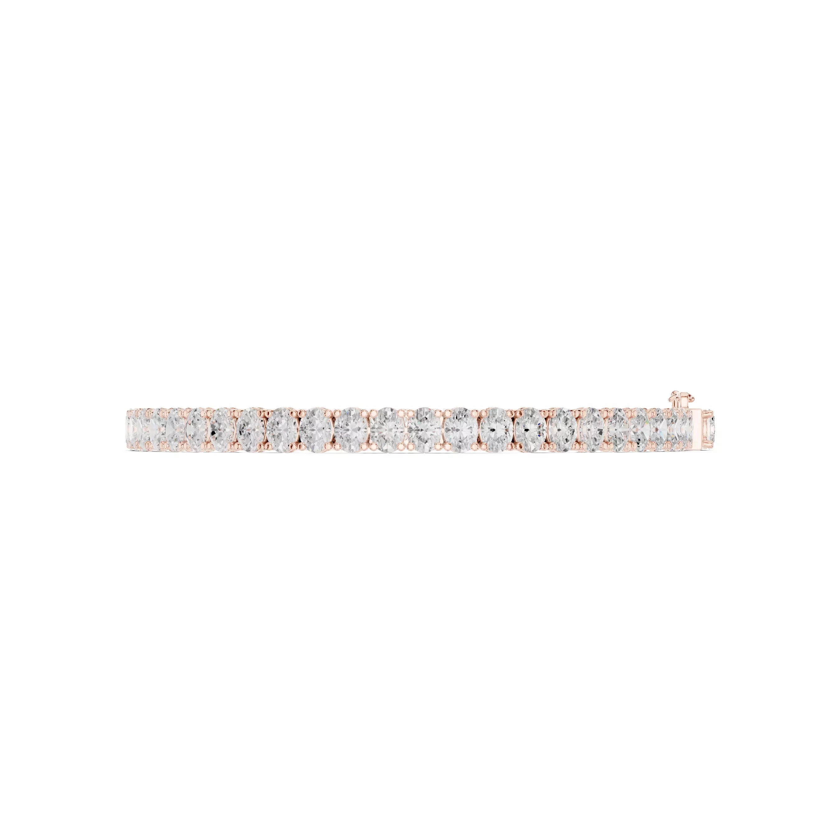 Classic Oval Diamond Tennis Bracelet – 8.00ct