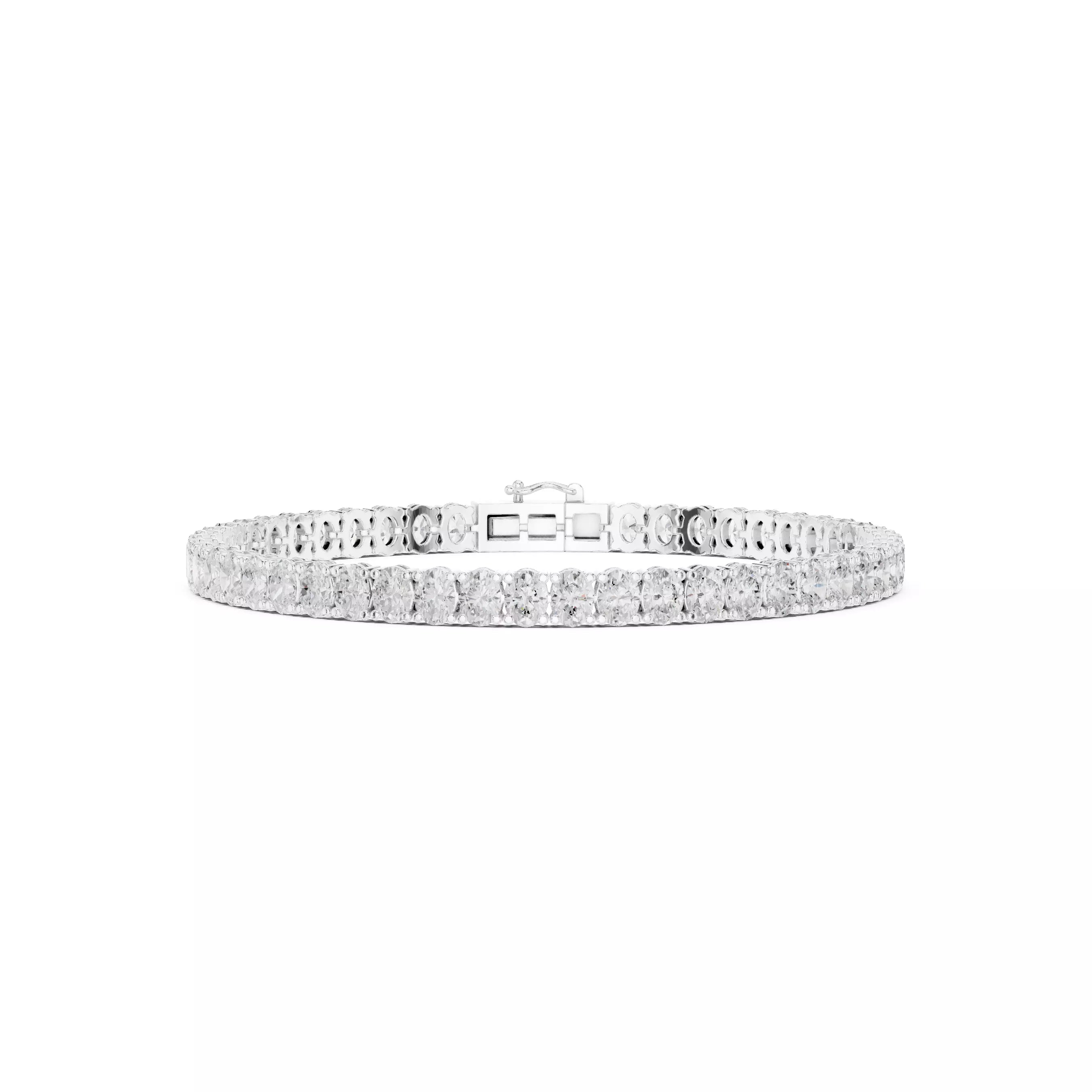 Classic Oval Diamond Tennis Bracelet – 8.00ct