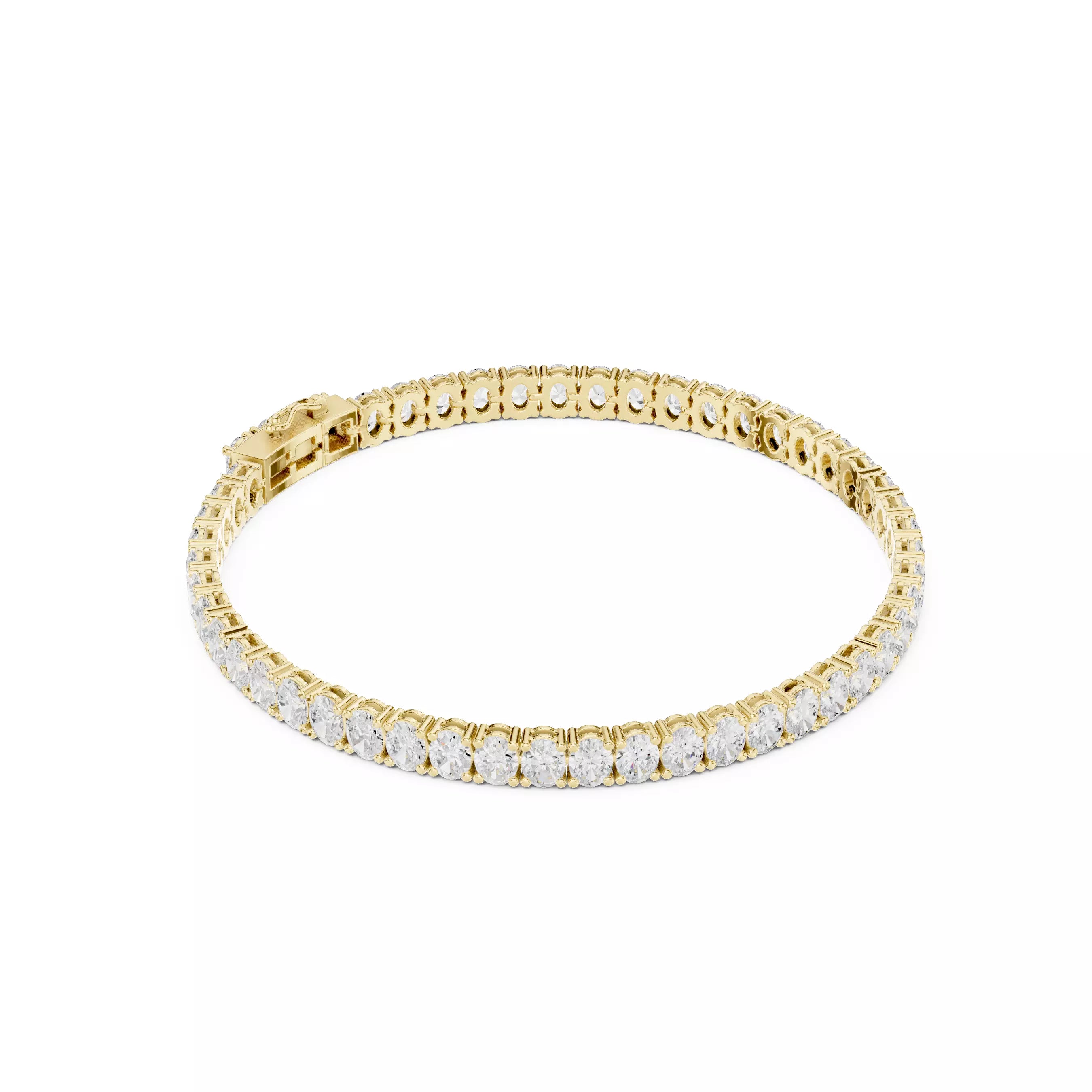 Classic Oval Diamond Tennis Bracelet – 8.00ct