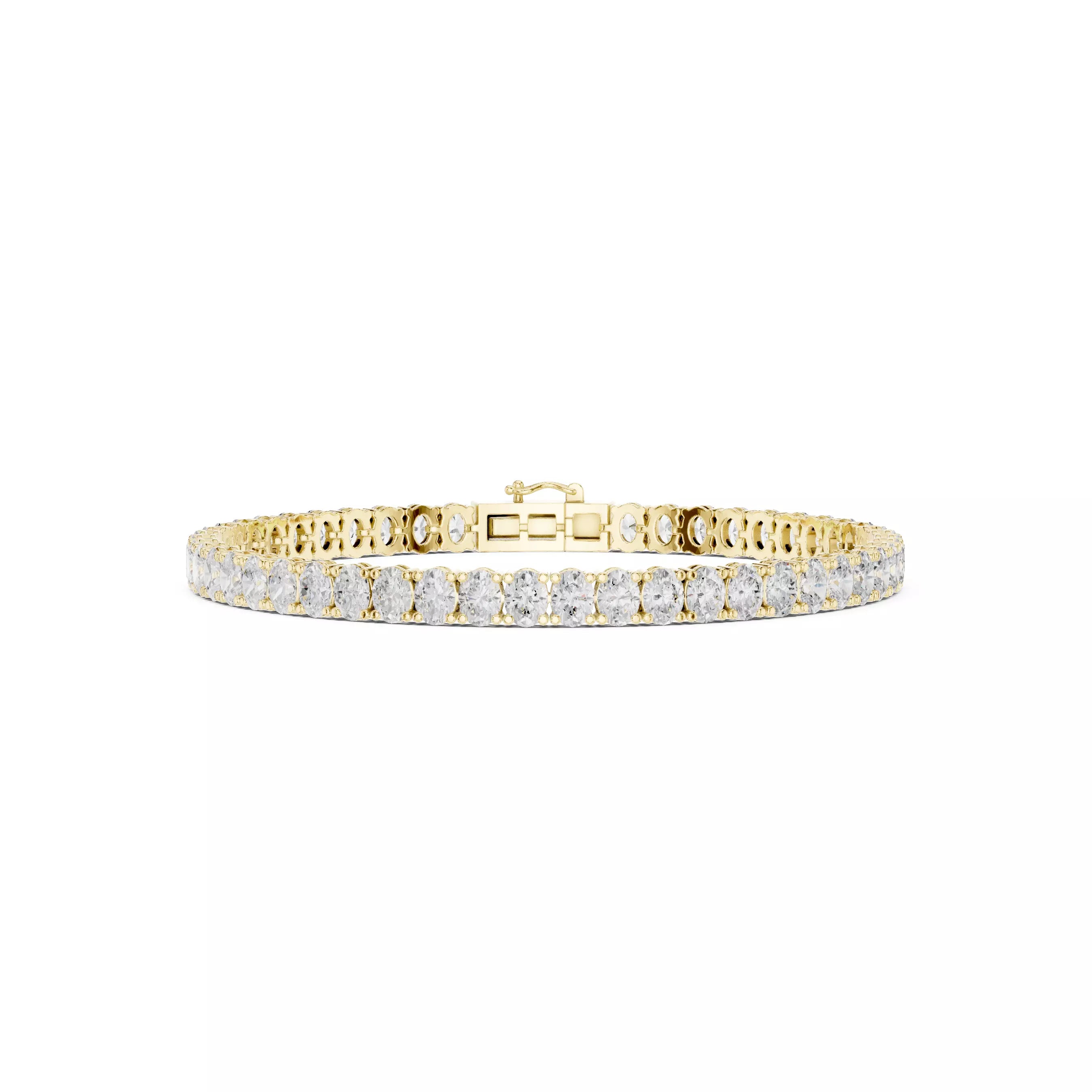 Classic Oval Diamond Tennis Bracelet – 8.00ct