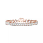 Classic Pear Diamond Tennis Bracelet – 10.00ct