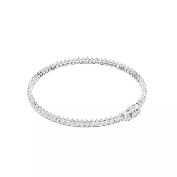 Classic Pear Diamond Tennis Bracelet – 4.00ct