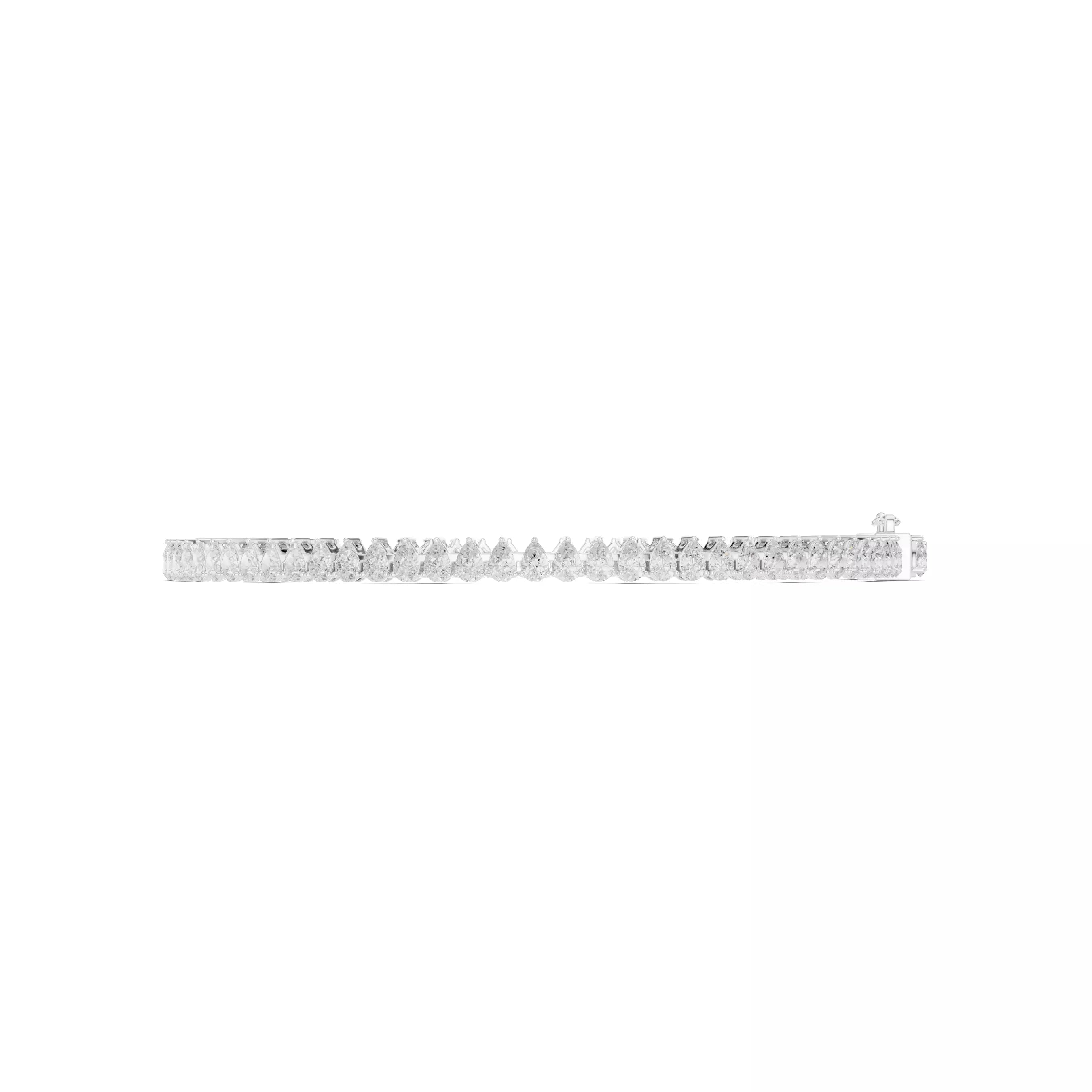 Classic Pear Diamond Tennis Bracelet – 4.00ct