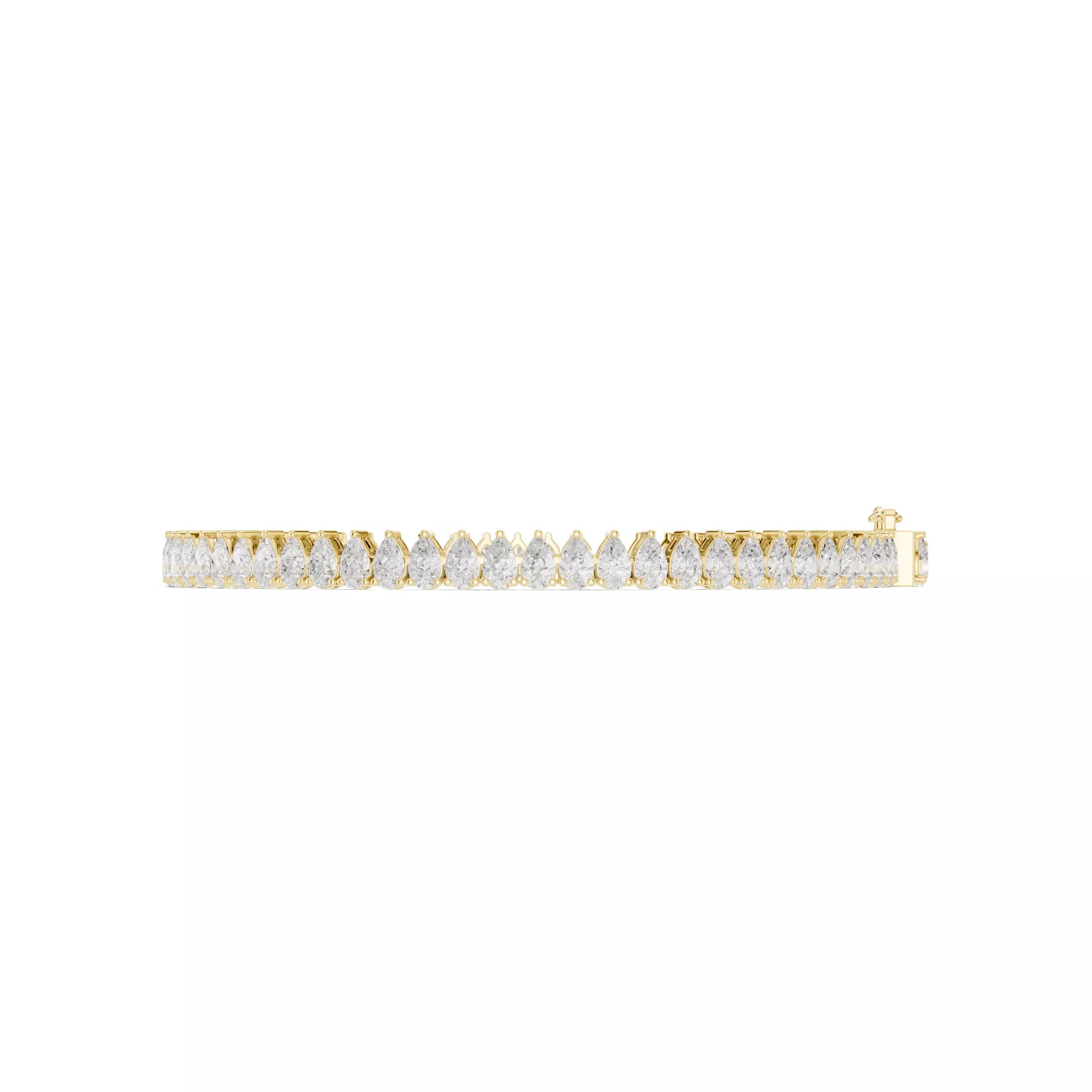 Classic Pear Diamond Tennis Bracelet – 6.00ct