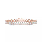 Classic Pear Diamond Tennis Bracelet – 8.00ct