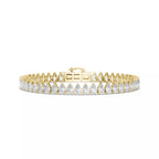 Classic Pear Diamond Tennis Bracelet – 8.00ct