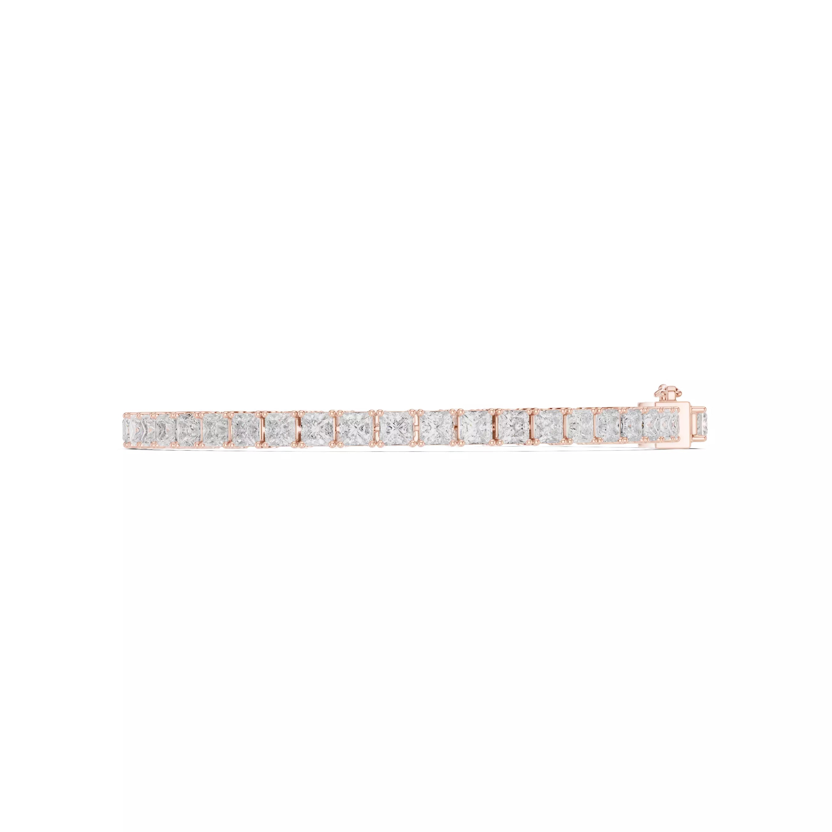 Classic Princess Diamond Tennis Bracelet – 10.00ct
