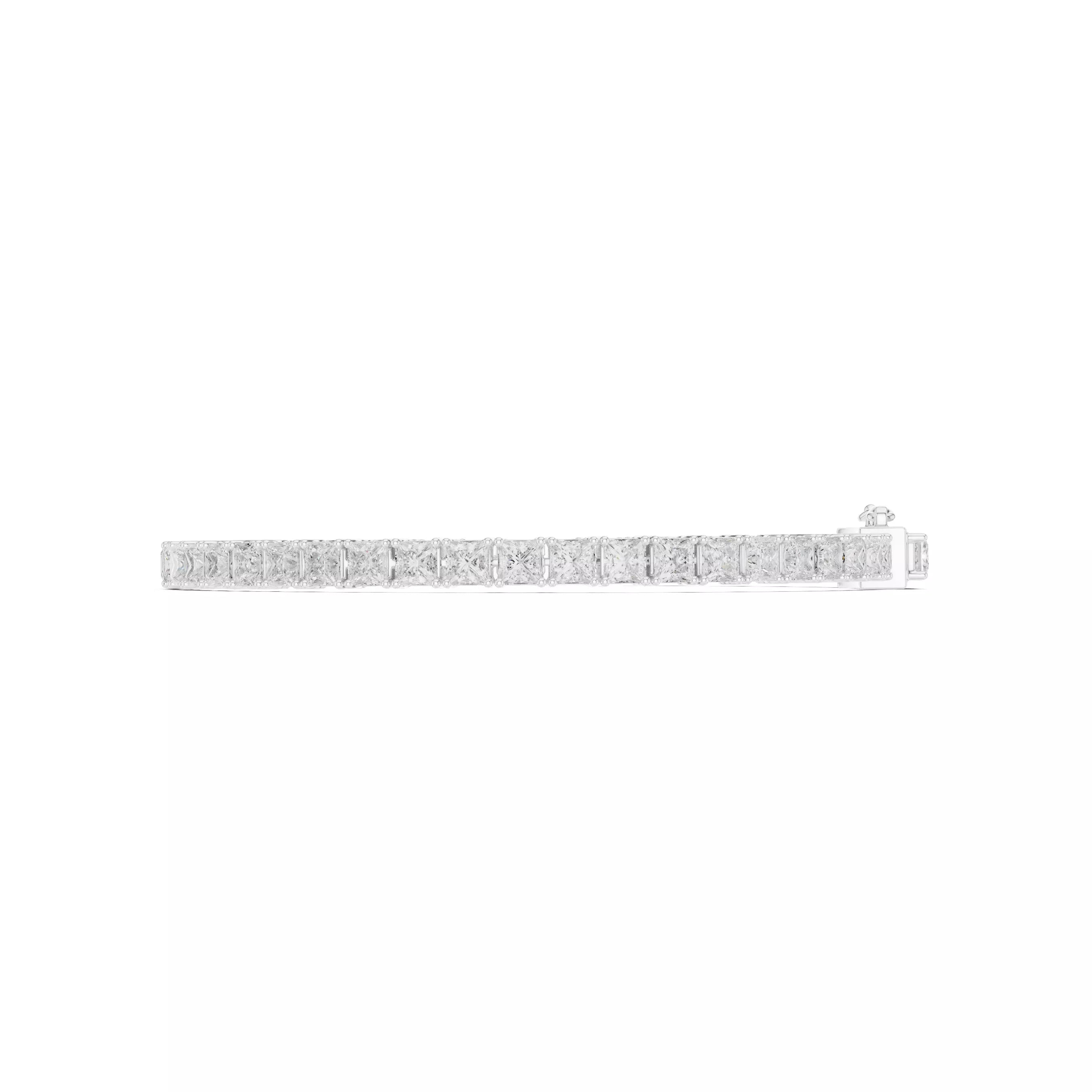 Classic Princess Diamond Tennis Bracelet – 10.00ct
