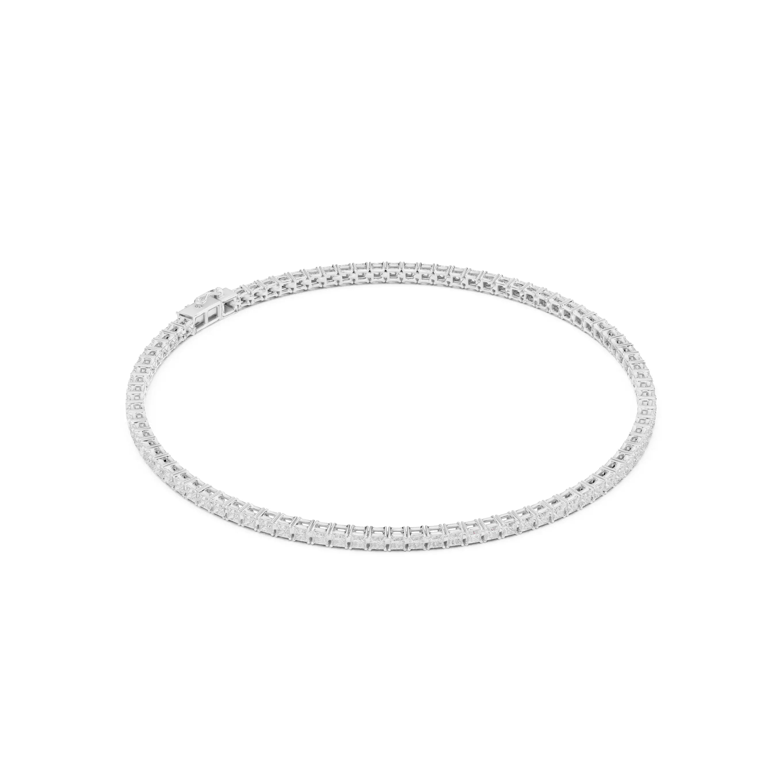 Classic Princess Diamond Tennis Bracelet – 2.00ct