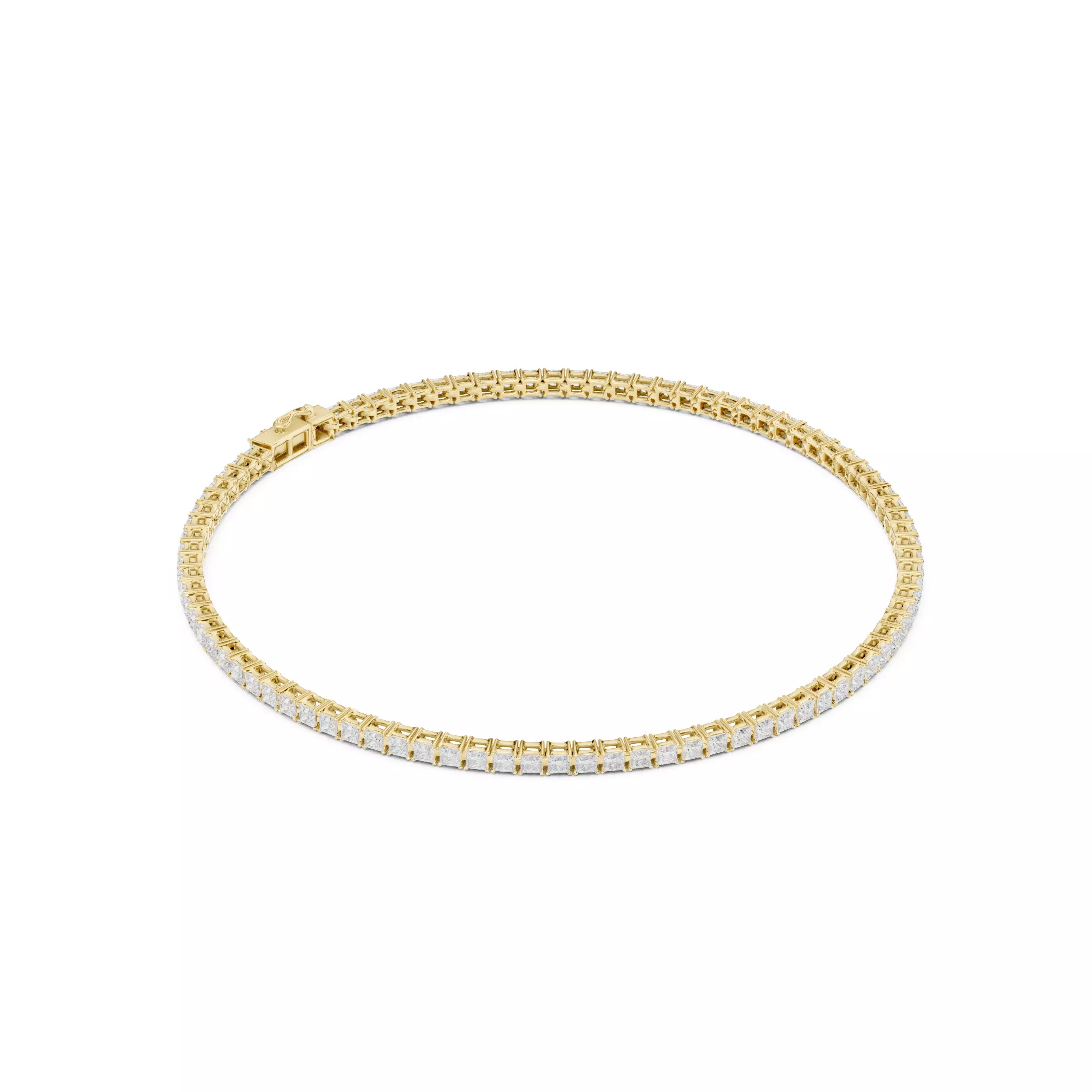 Classic Princess Diamond Tennis Bracelet – 2.00ct