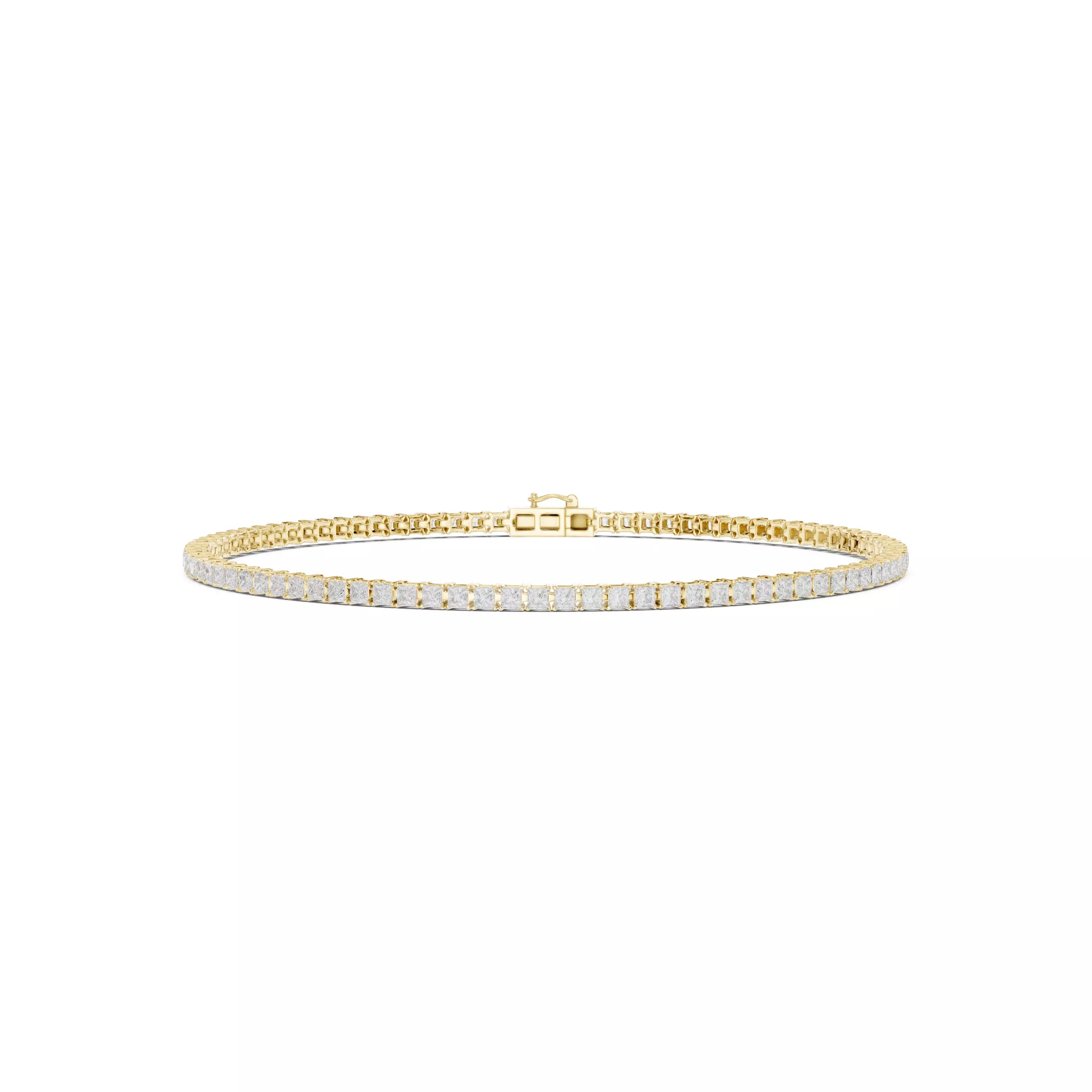 Classic Princess Diamond Tennis Bracelet – 2.00ct