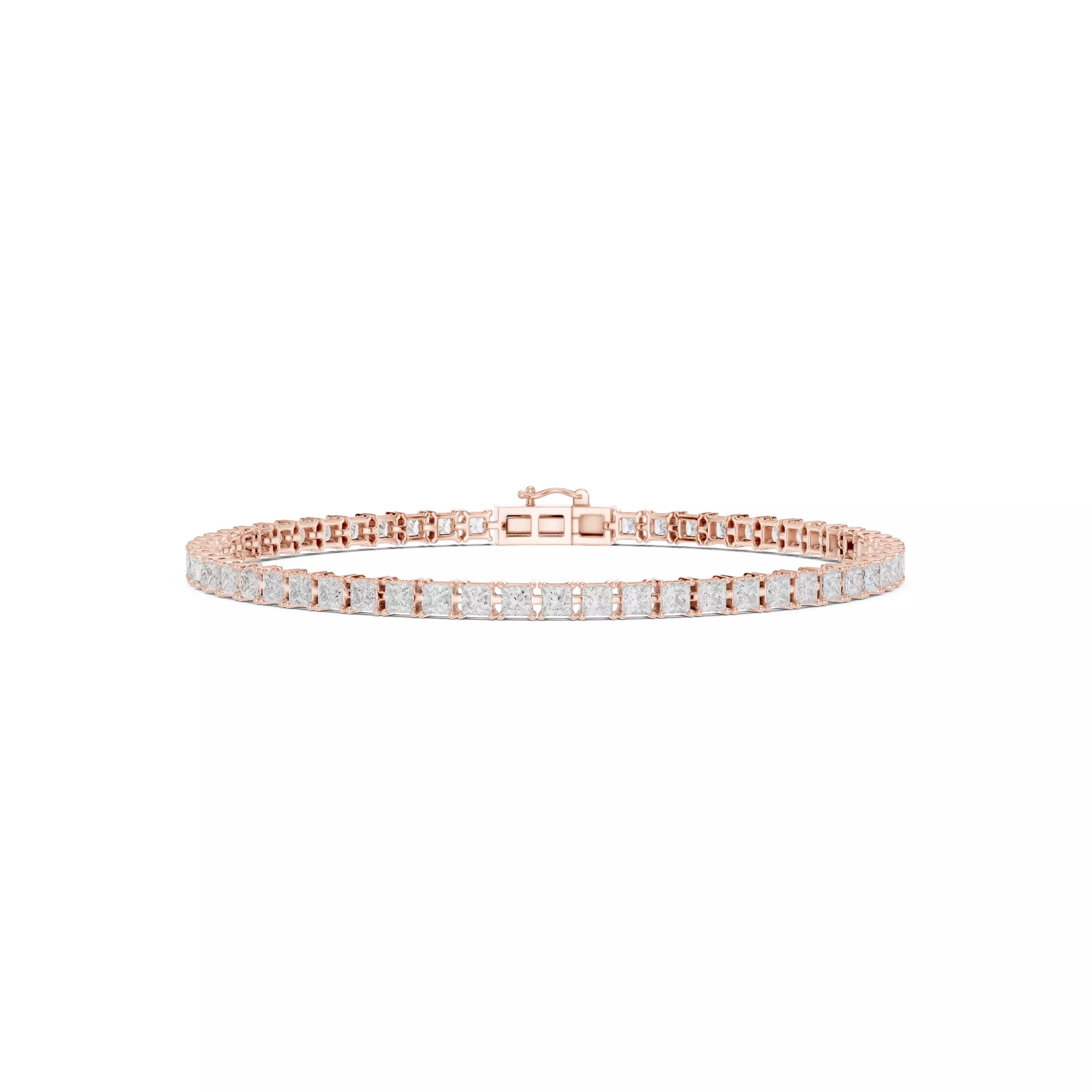 Classic Princess Diamond Tennis Bracelet – 4.00ct