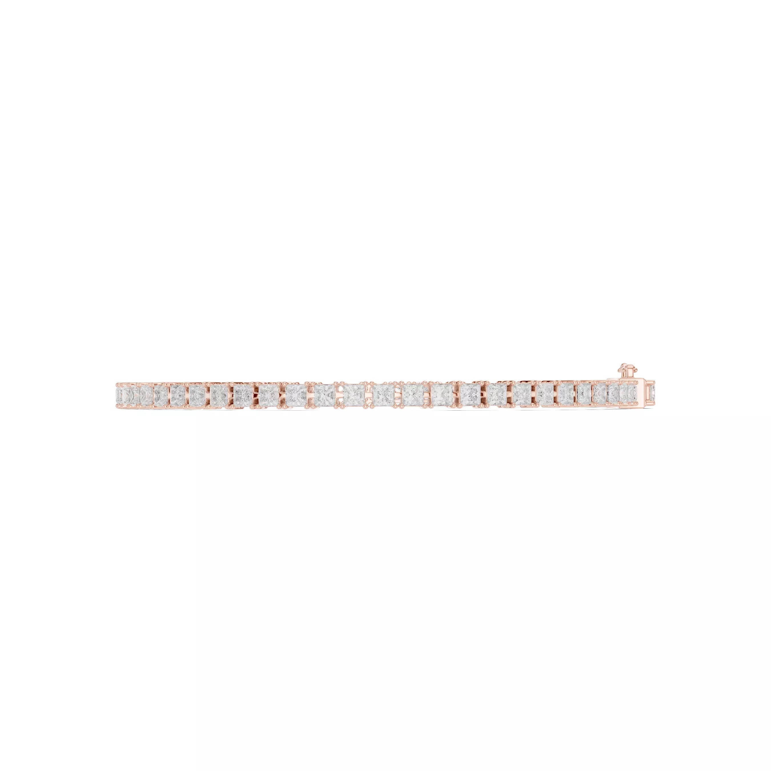 Classic Princess Diamond Tennis Bracelet – 4.00ct