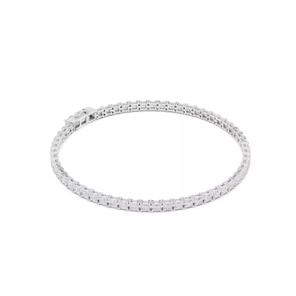 Classic Princess Diamond Tennis Bracelet – 4.00ct