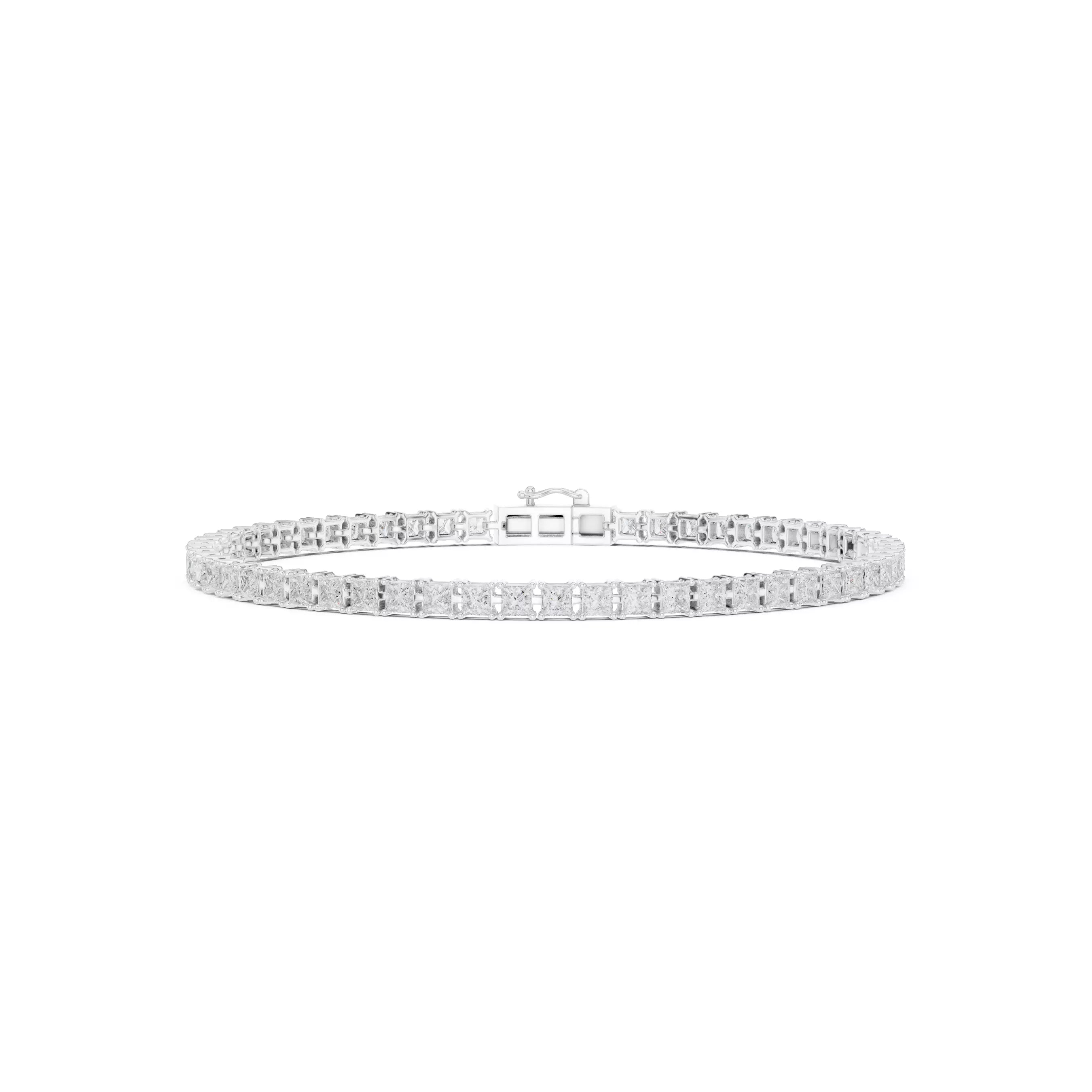 Classic Princess Diamond Tennis Bracelet – 4.00ct