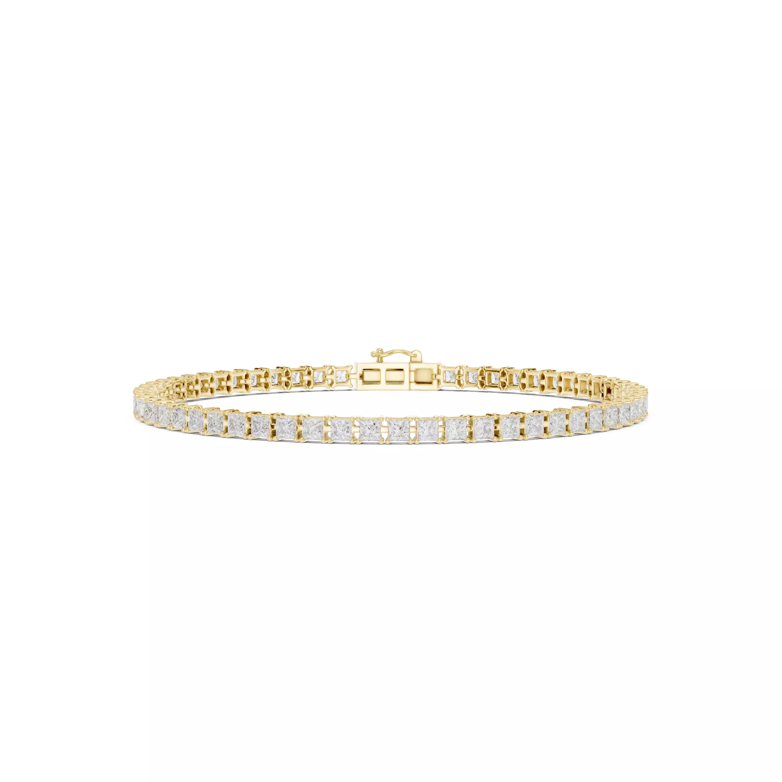 Classic Princess Diamond Tennis Bracelet – 4.00ct