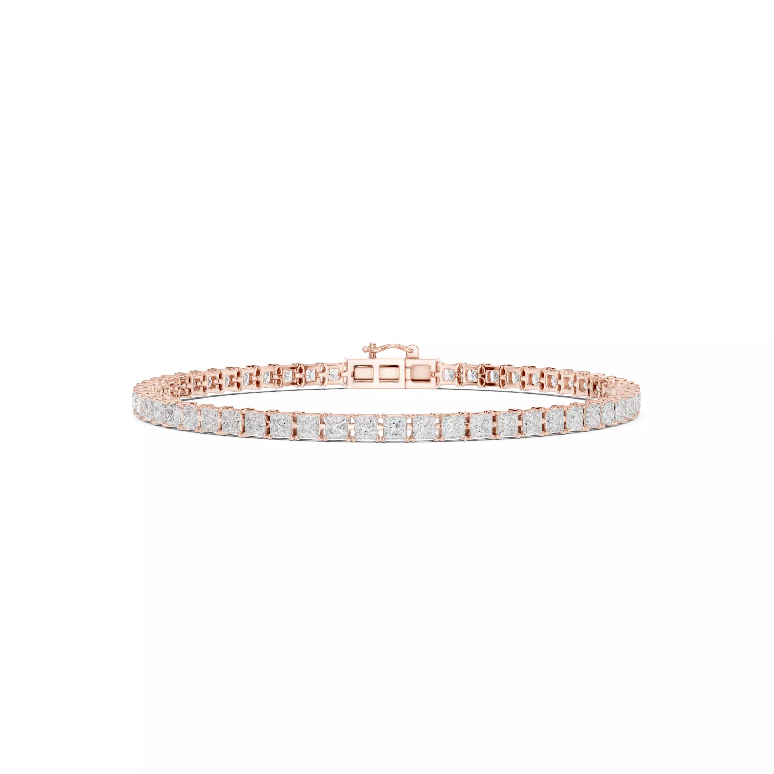 Classic Princess Diamond Tennis Bracelet – 6.00ct
