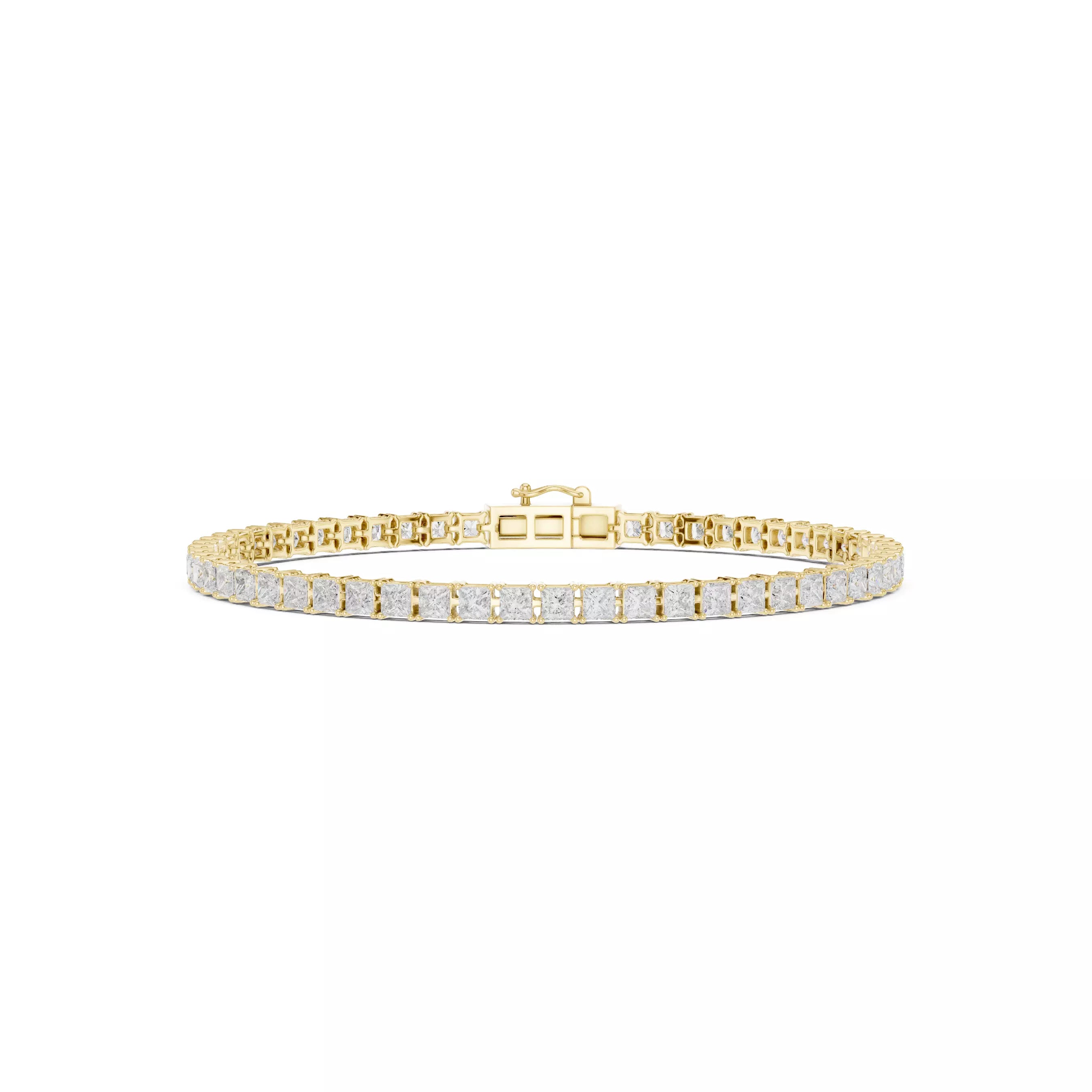 Classic Princess Diamond Tennis Bracelet – 6.00ct