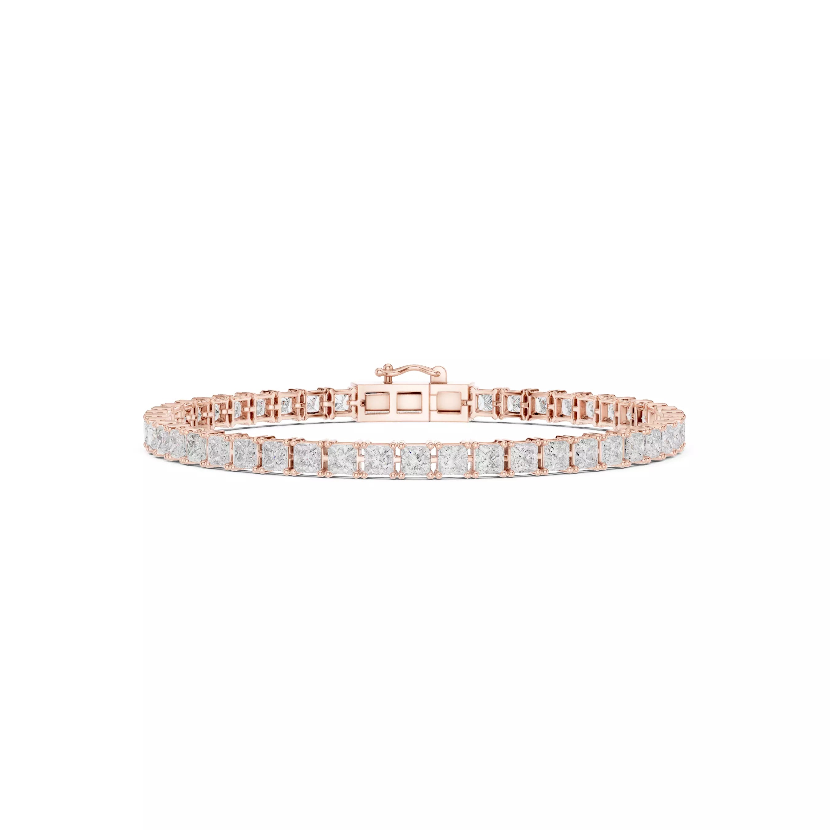 Classic Princess Diamond Tennis Bracelet – 8.00ct