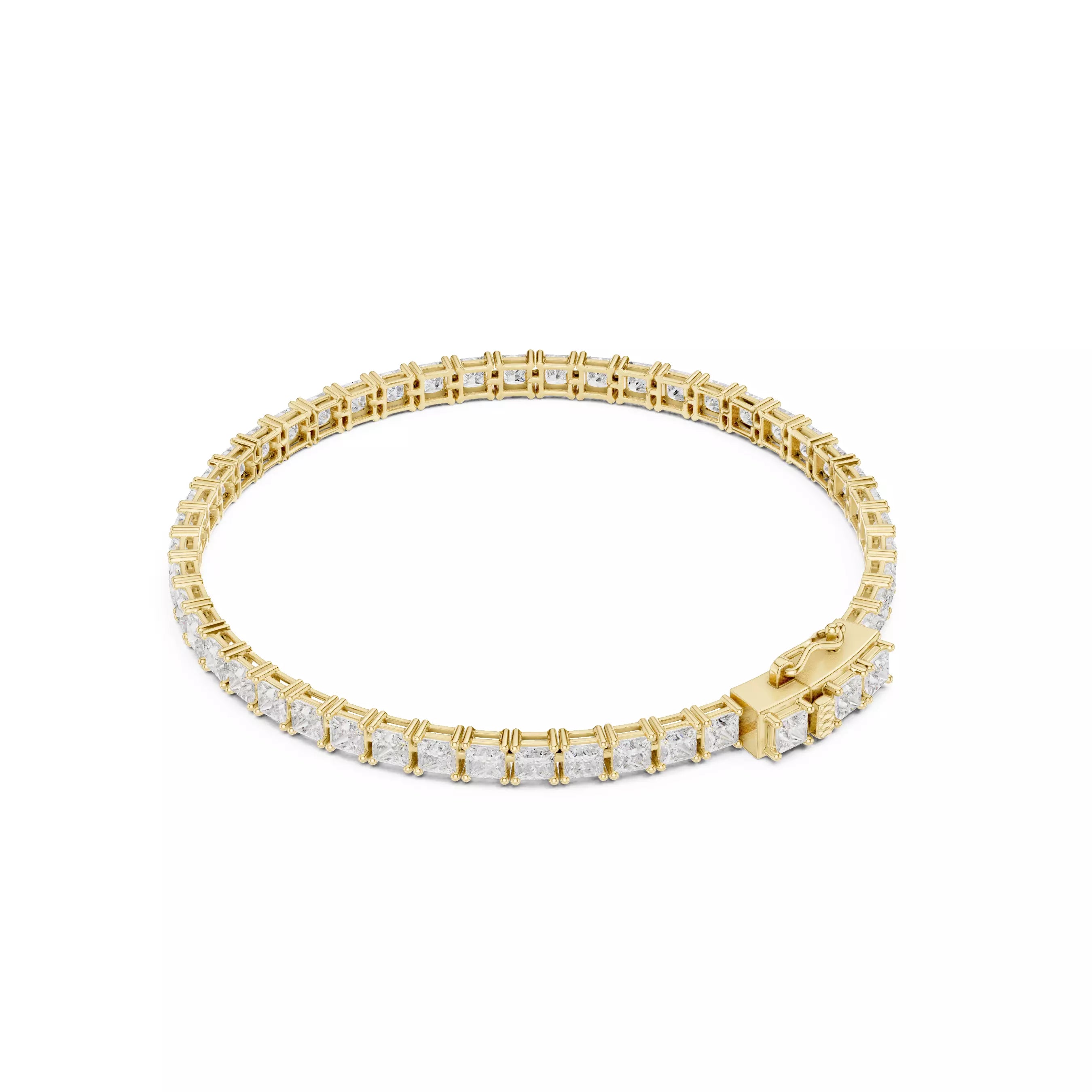 Classic Princess Diamond Tennis Bracelet – 8.00ct
