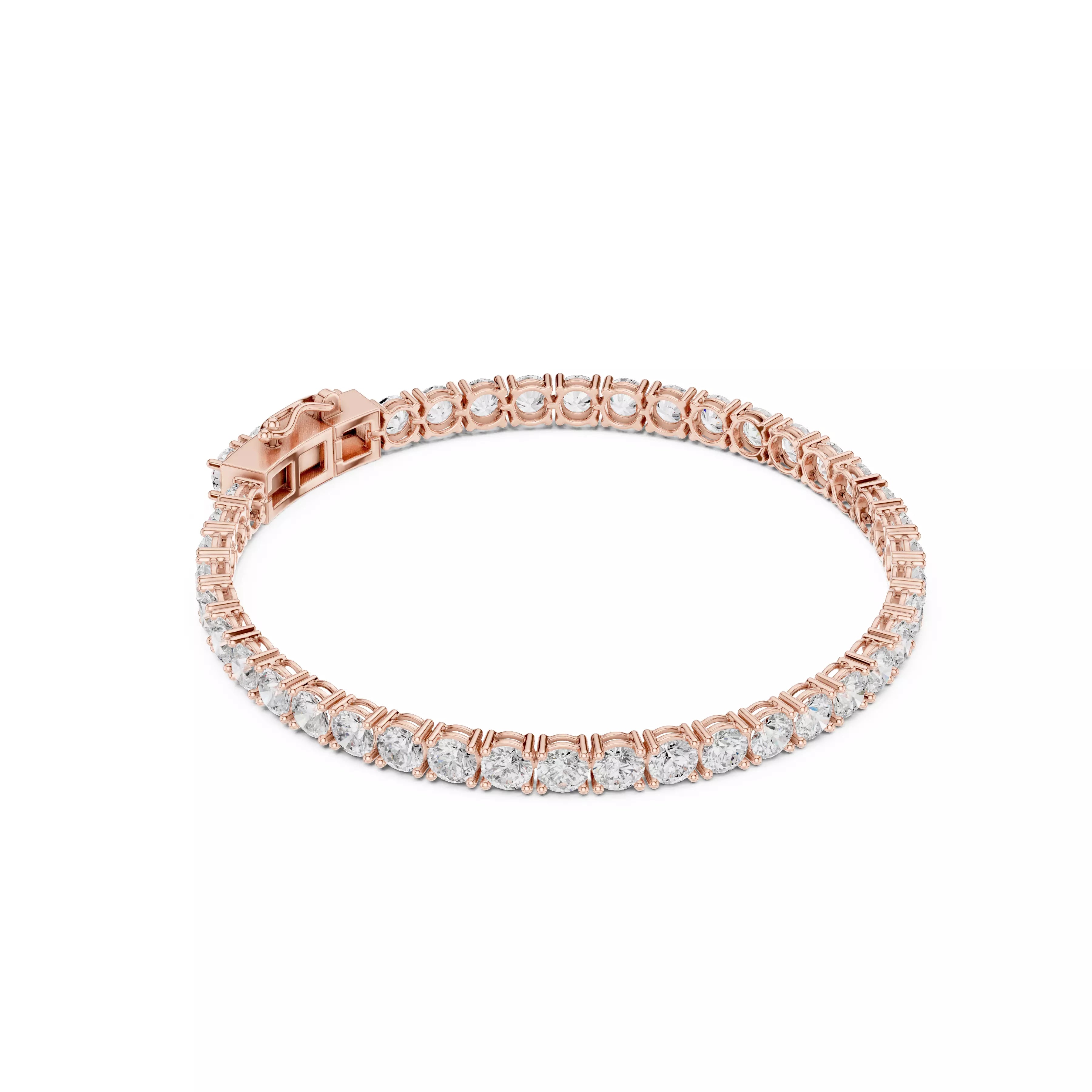 Classic Round Diamond Tennis Bracelet – 10.00ct