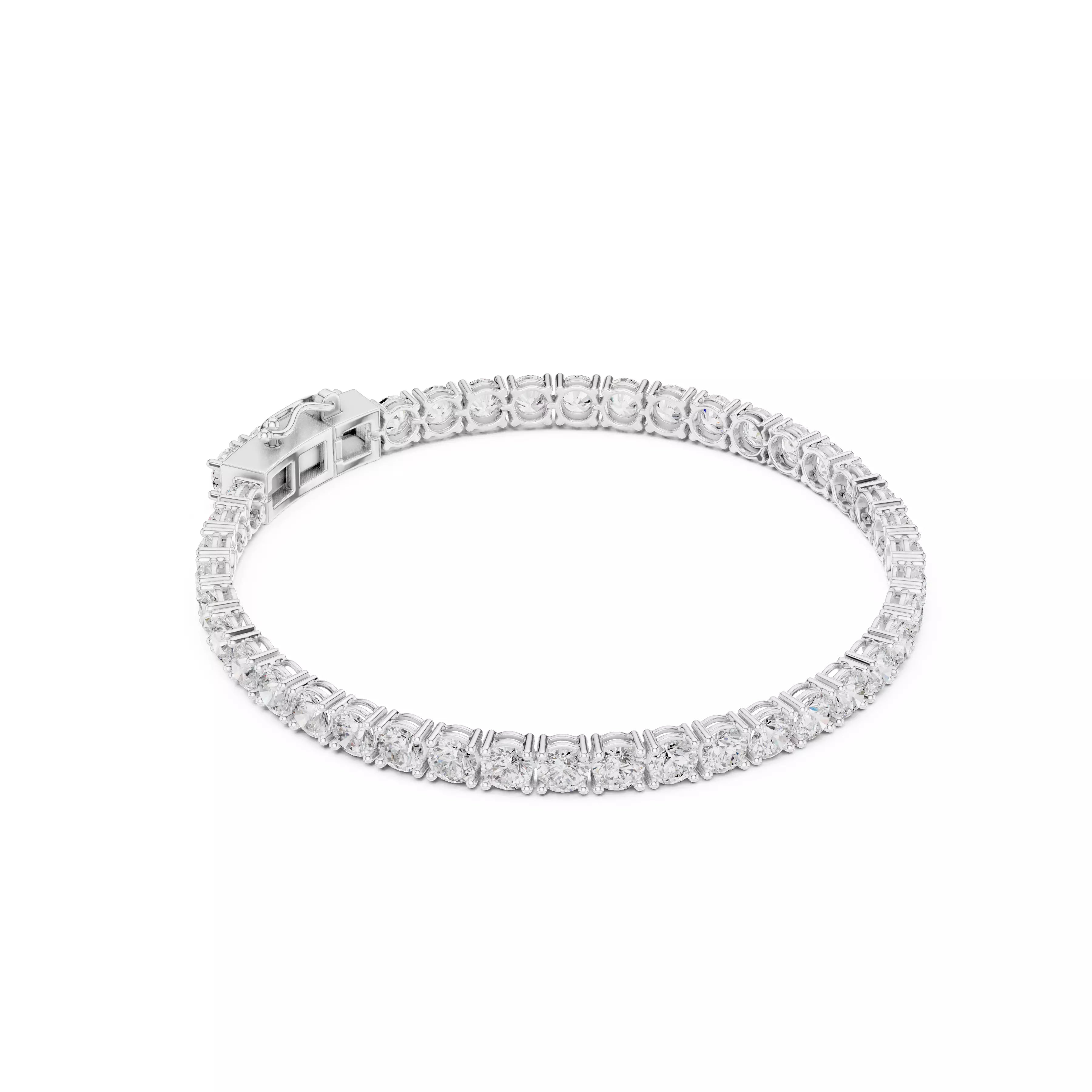 Classic Round Diamond Tennis Bracelet – 10.00ct