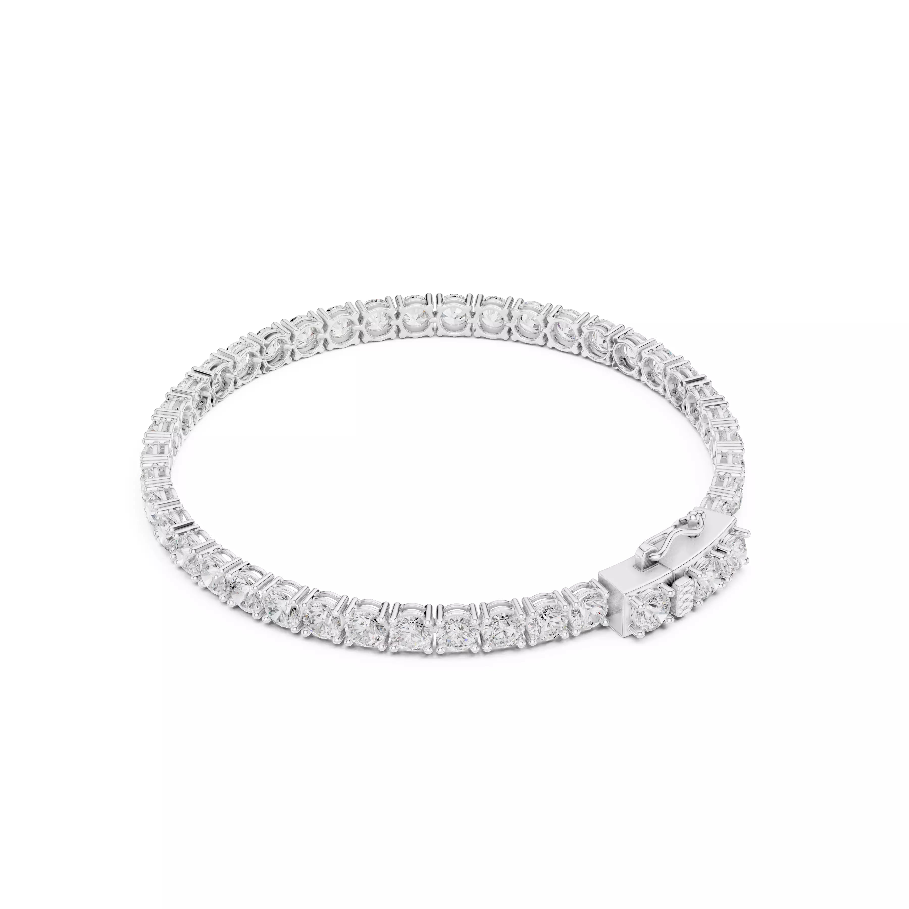 Classic Round Diamond Tennis Bracelet – 10.00ct