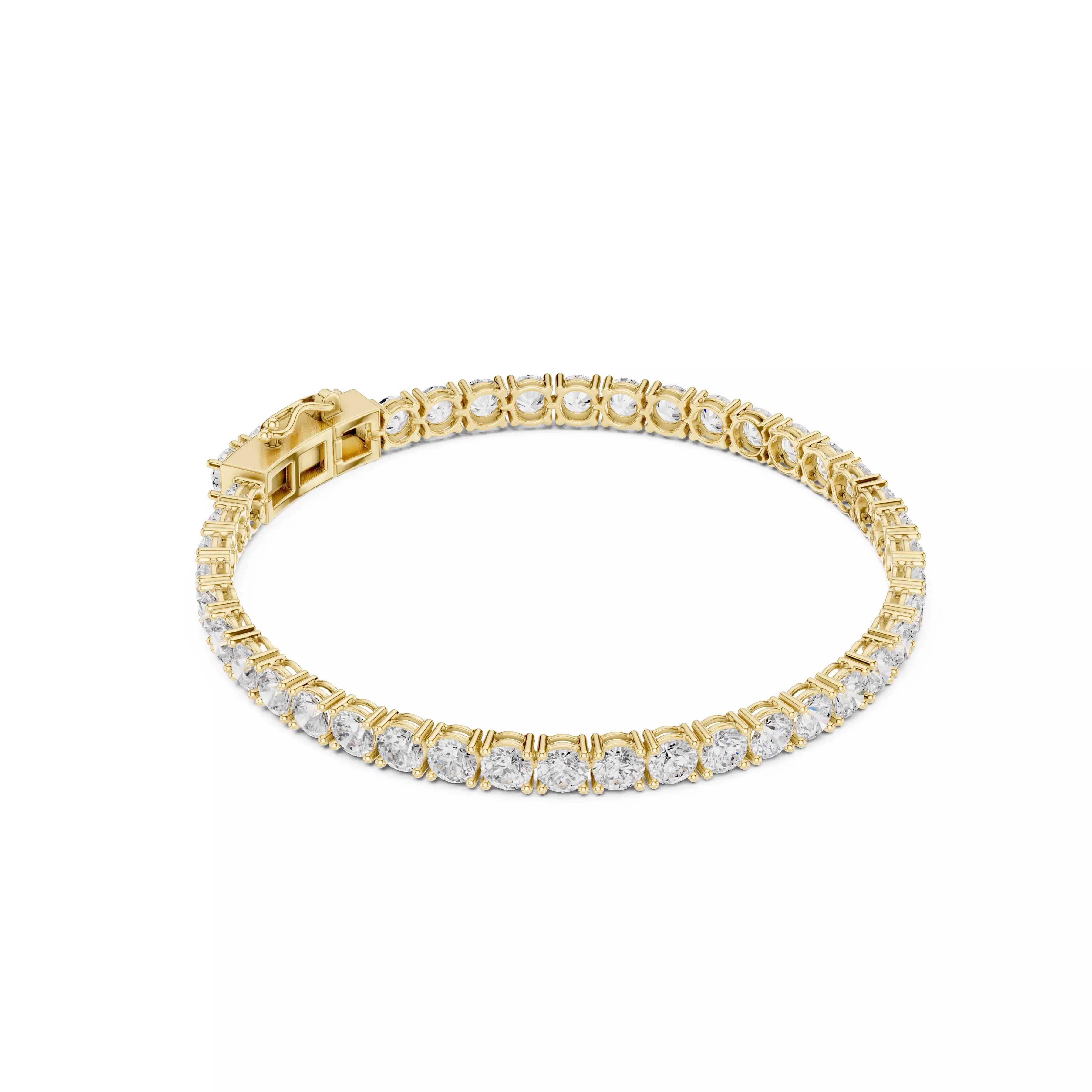 Classic Round Diamond Tennis Bracelet – 10.00ct