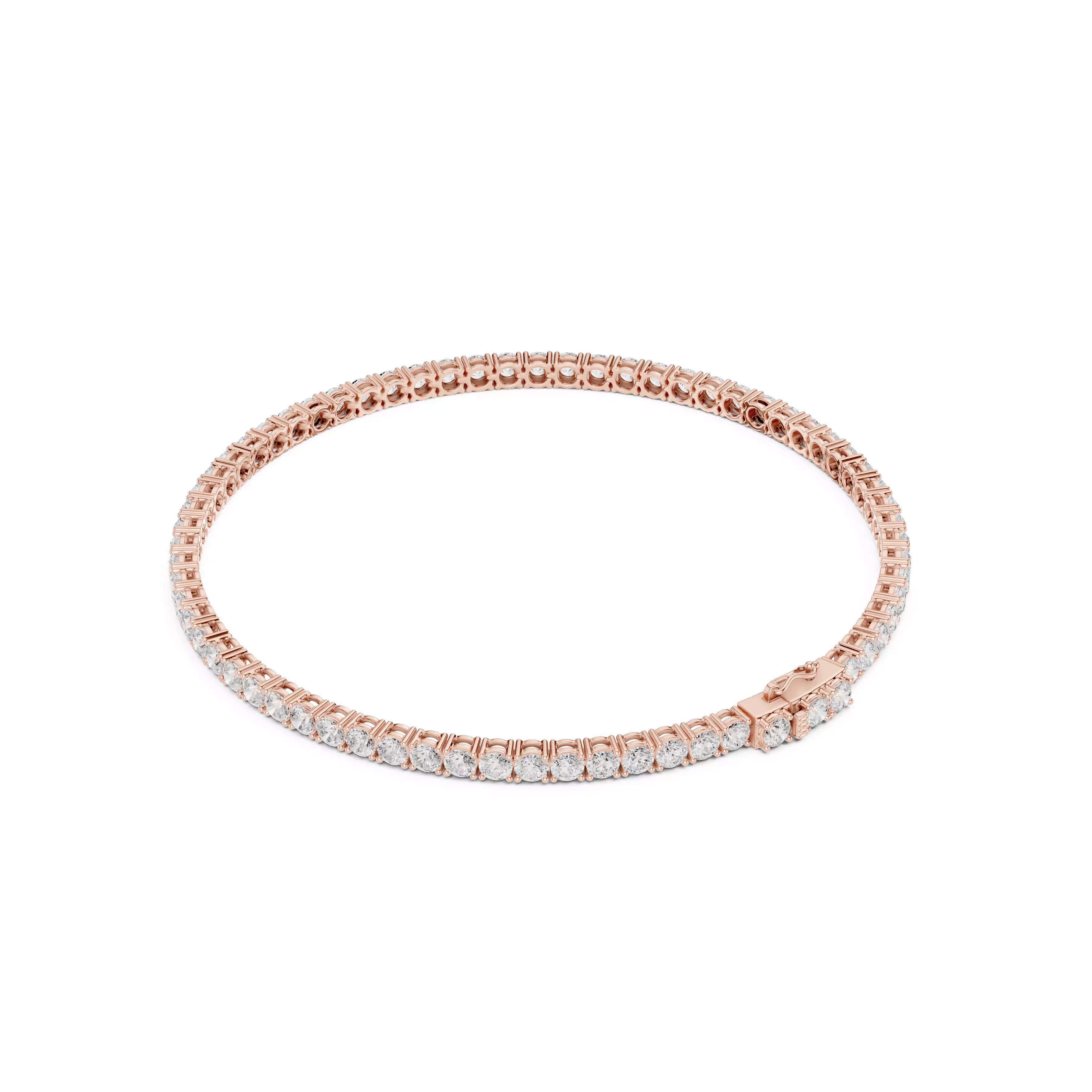 Classic Round Diamond Tennis Bracelet – 4.00ct