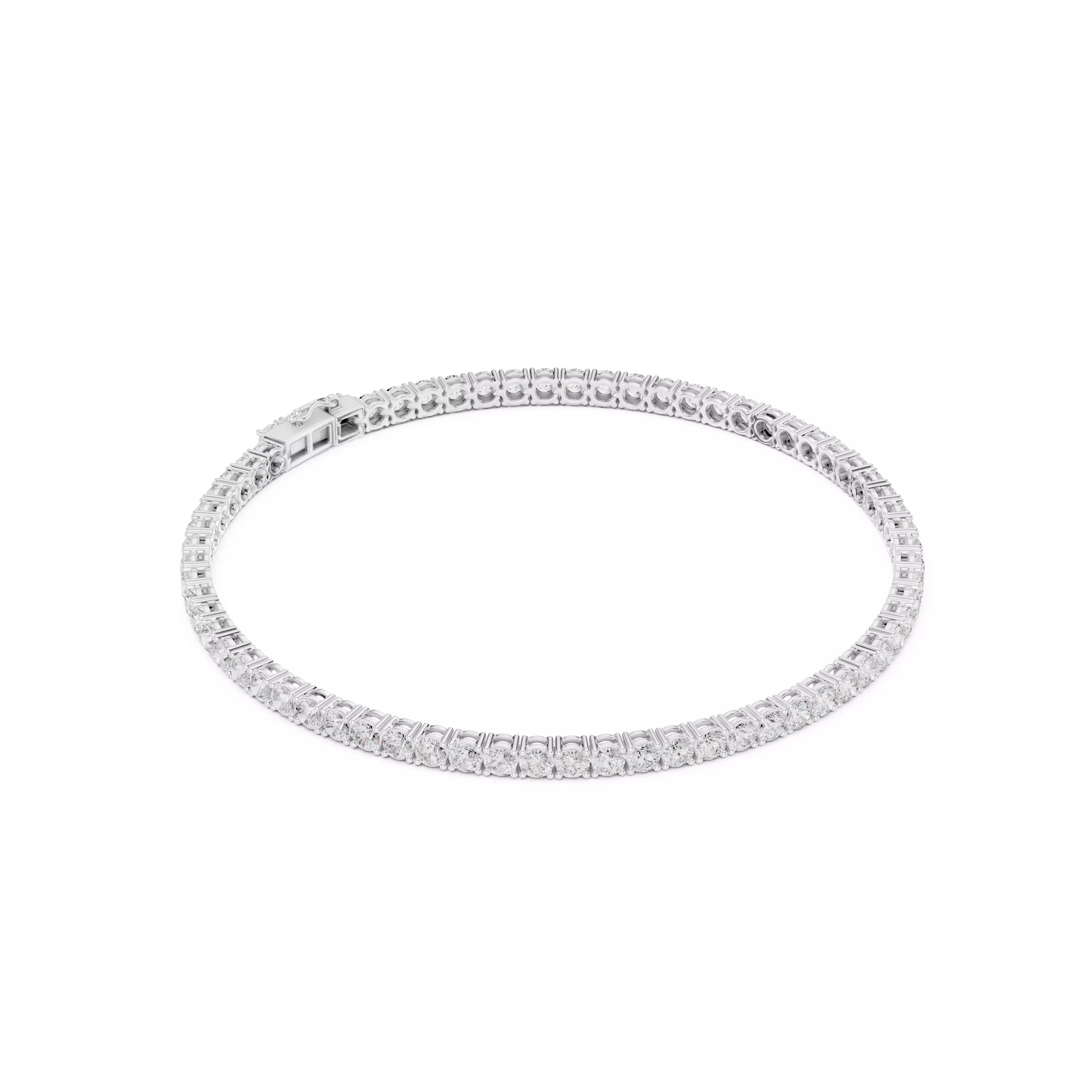 Classic Round Diamond Tennis Bracelet – 4.00ct