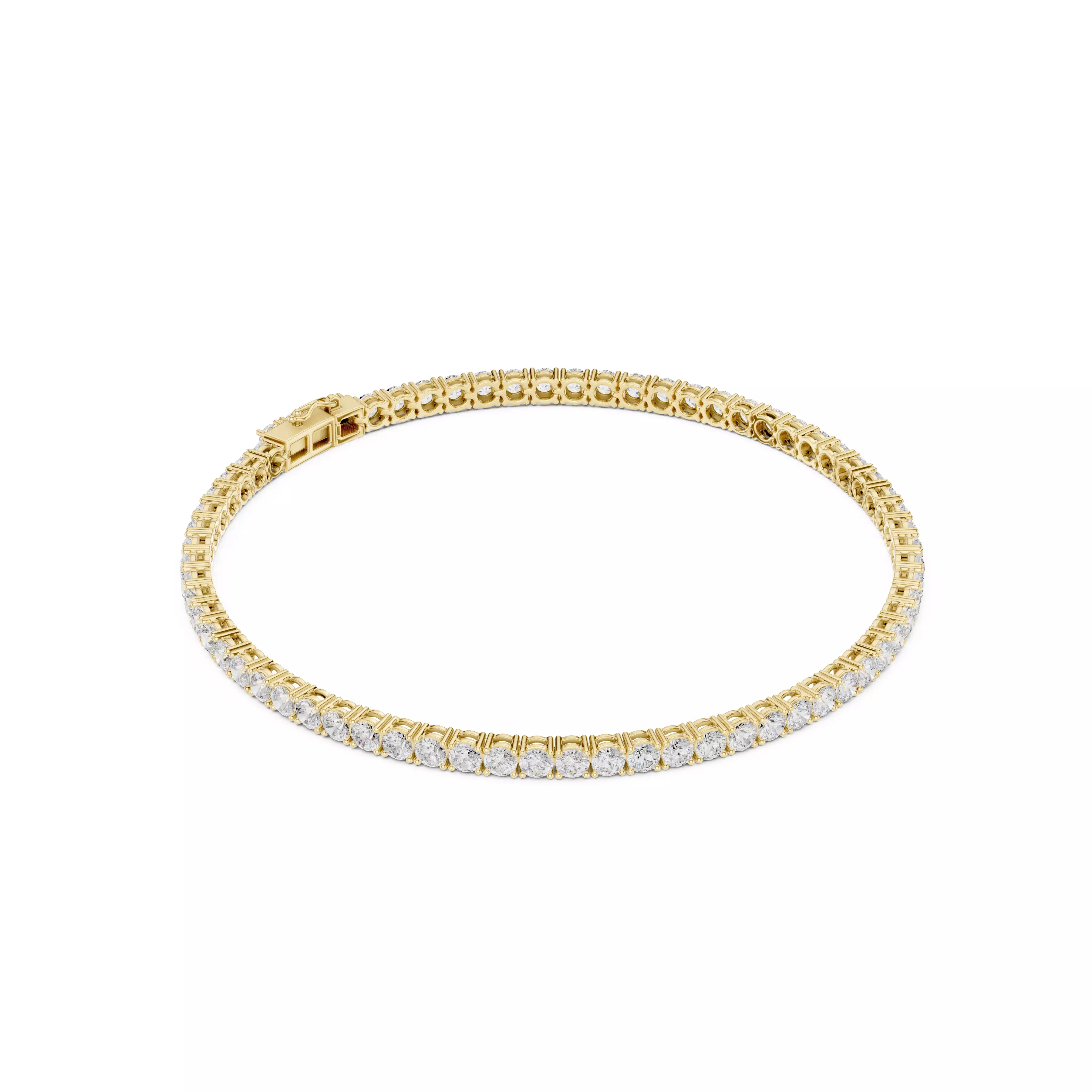 Classic Round Diamond Tennis Bracelet – 4.00ct