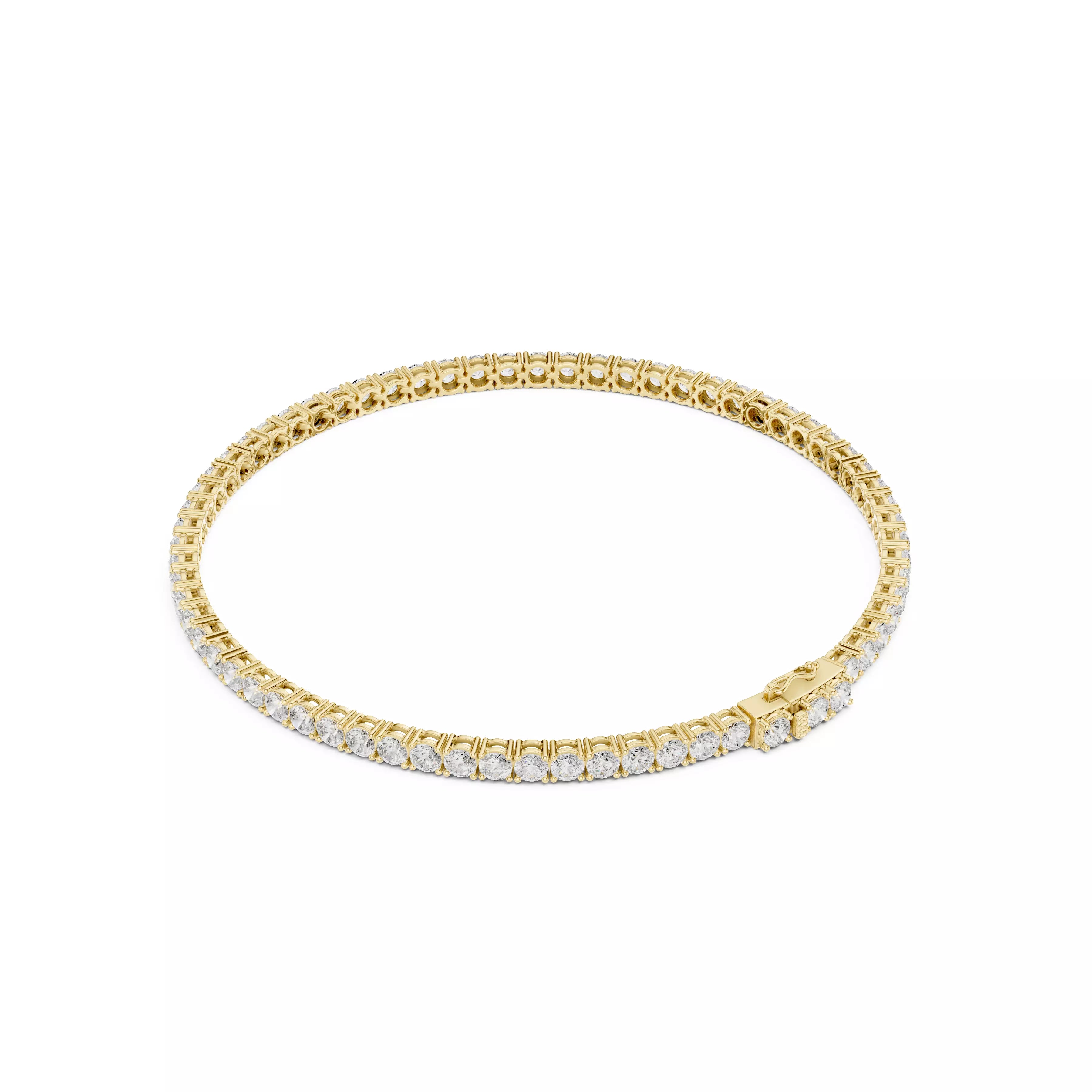 Classic Round Diamond Tennis Bracelet – 4.00ct