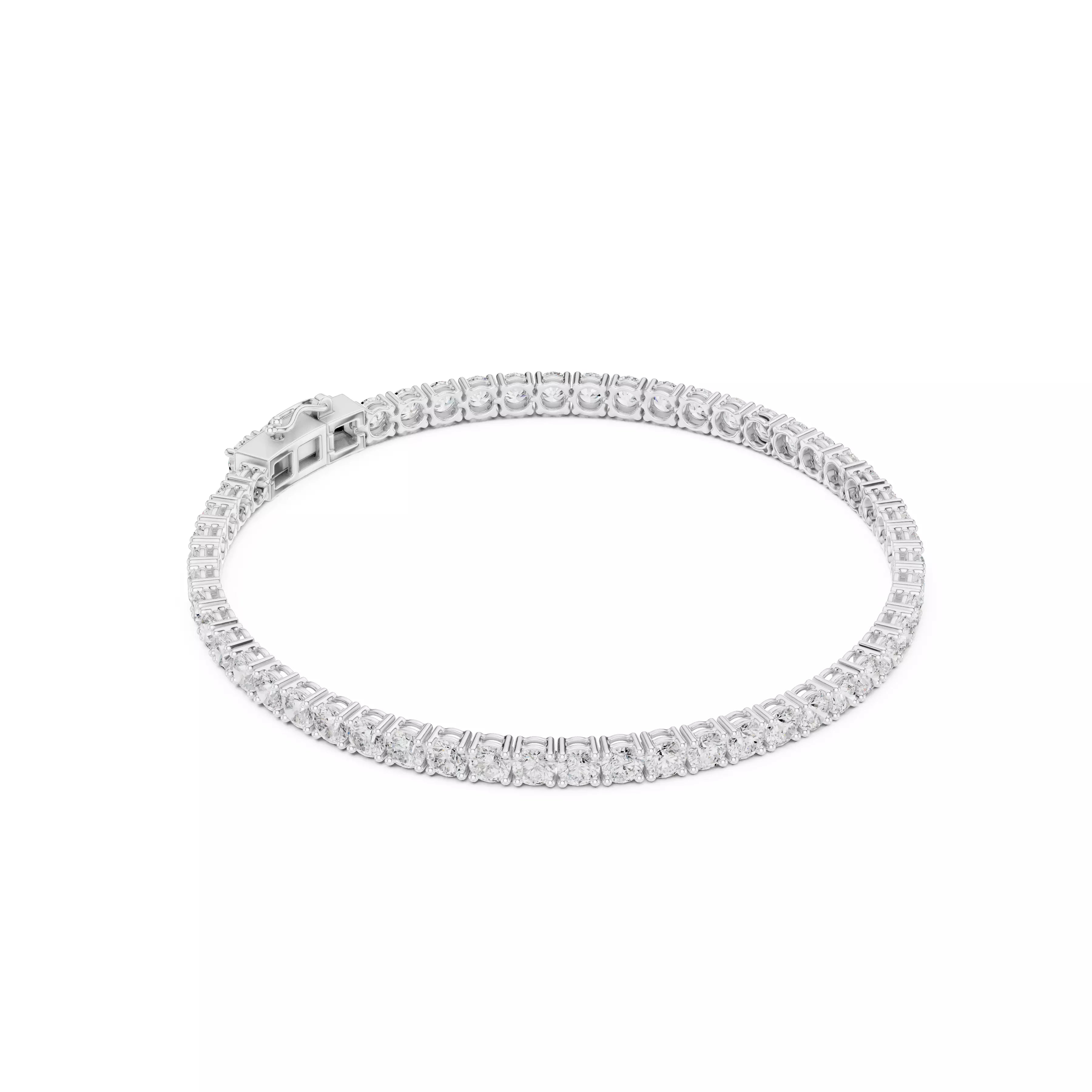 Classic Round Diamond Tennis Bracelet – 6.00ct