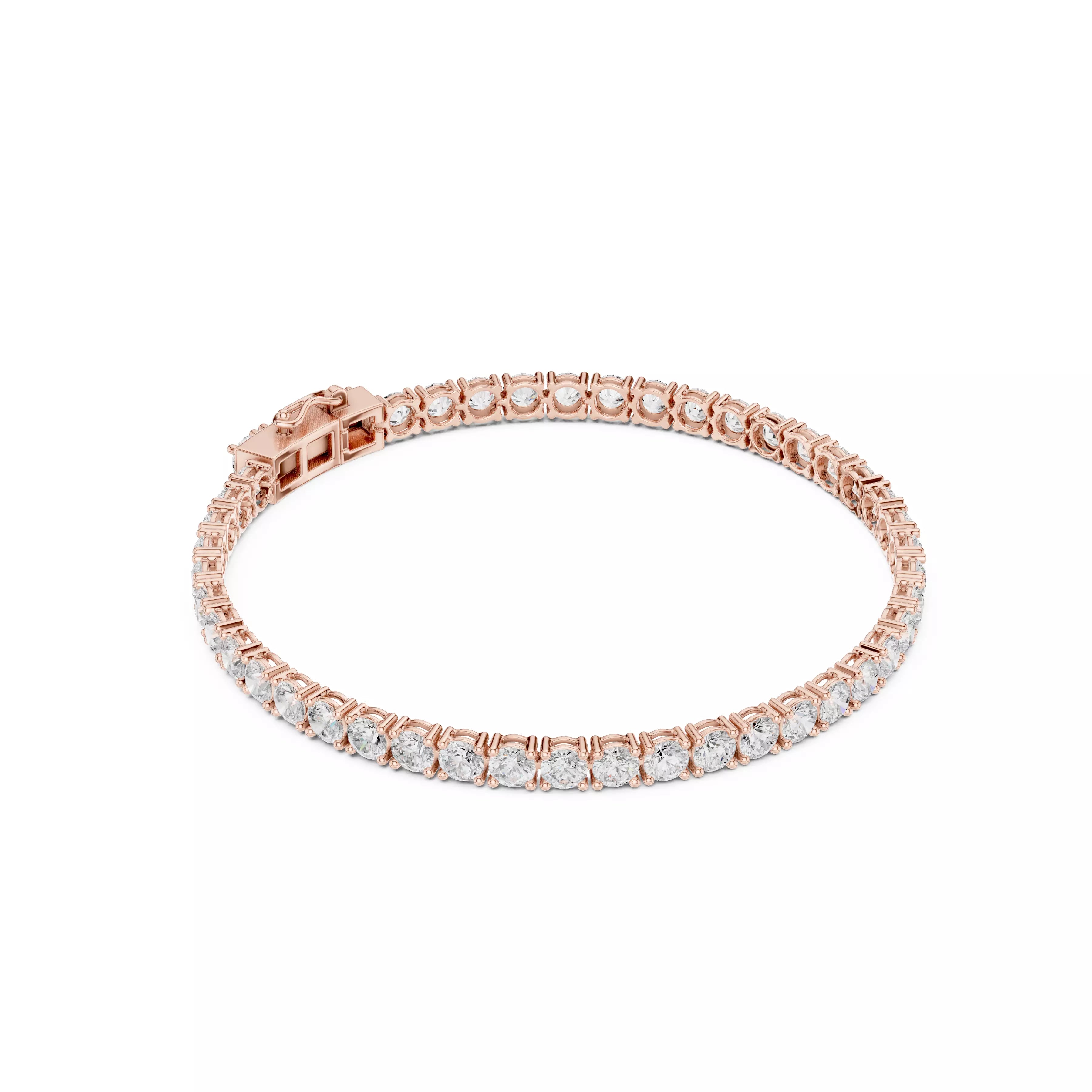 Classic Round Diamond Tennis Bracelet – 8.00ct