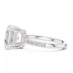 Double Halo Pavé - Asscher