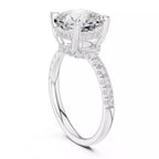 Double Halo Pavé - Cushion