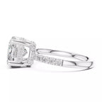 Double Halo Pavé - Cushion