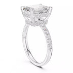 Double Halo Pavé - Emerald