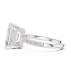 Double Halo Pavé - Emerald