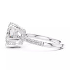 Double Halo Pavé - Heart