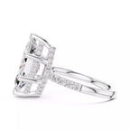 Double Halo Pavé - Marquise