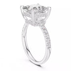 Double Halo Pavé - Princess