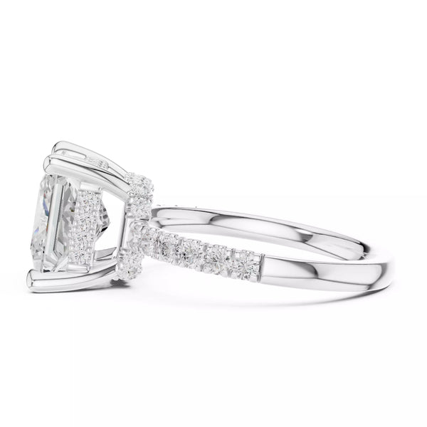 Double Halo Pavé - Princess