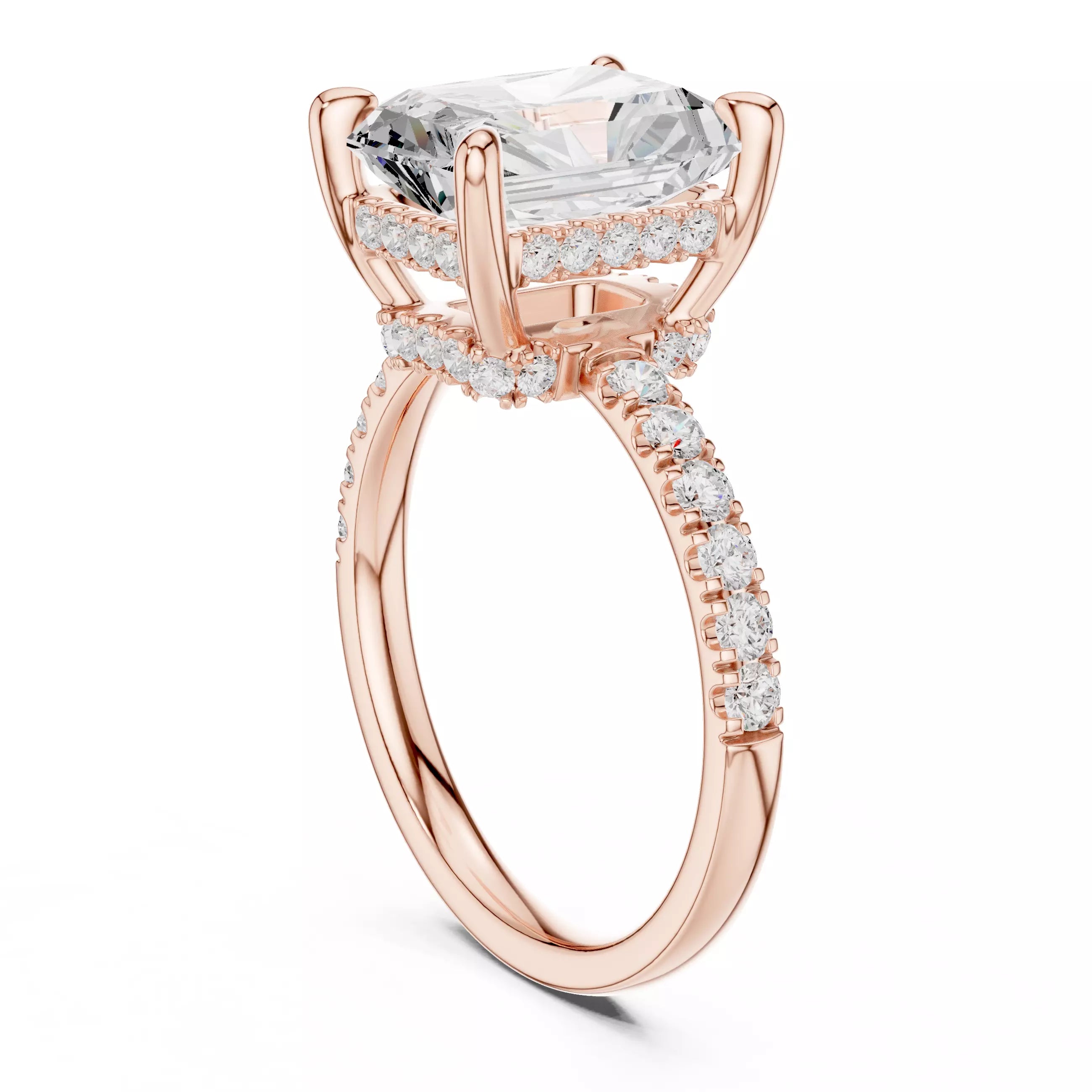 Double Halo Pavé - Radiant