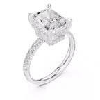 Double Halo Pavé - Radiant