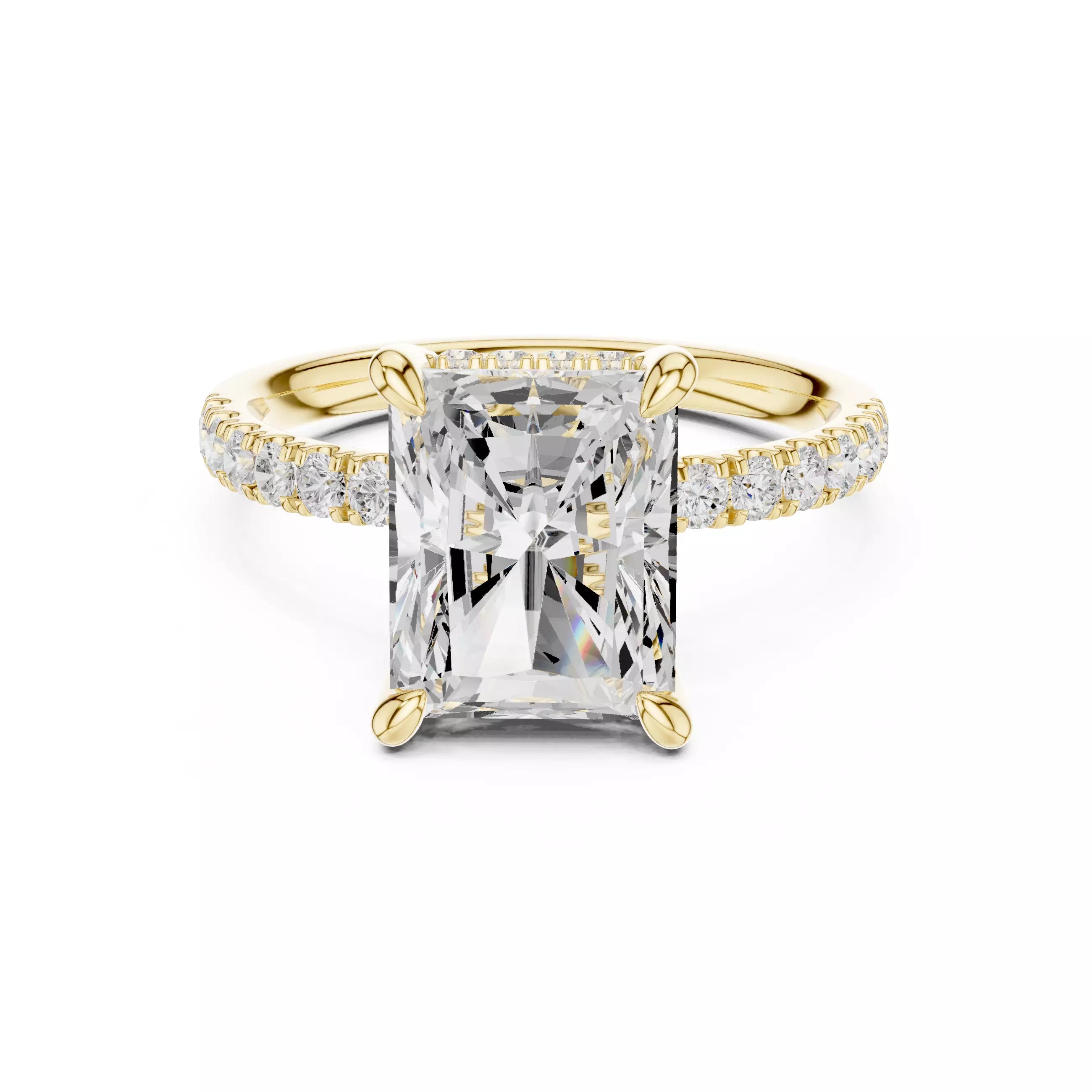 Double Halo Pavé - Radiant