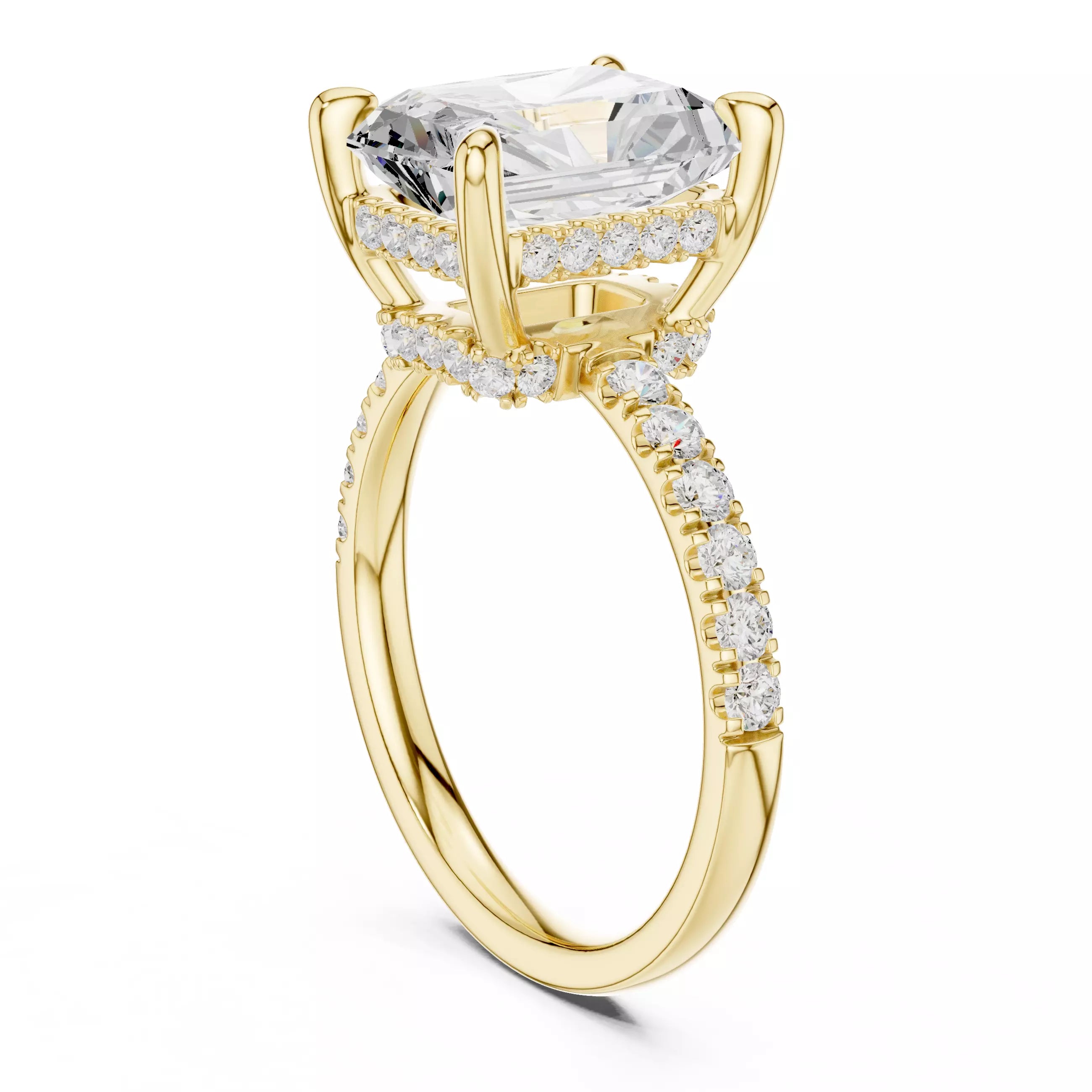 Double Halo Pavé - Radiant