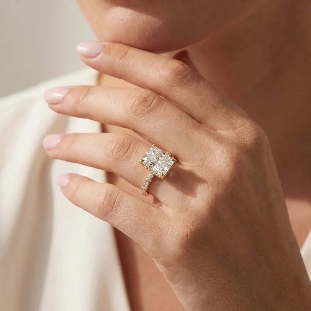 Double Halo Pavé - Radiant